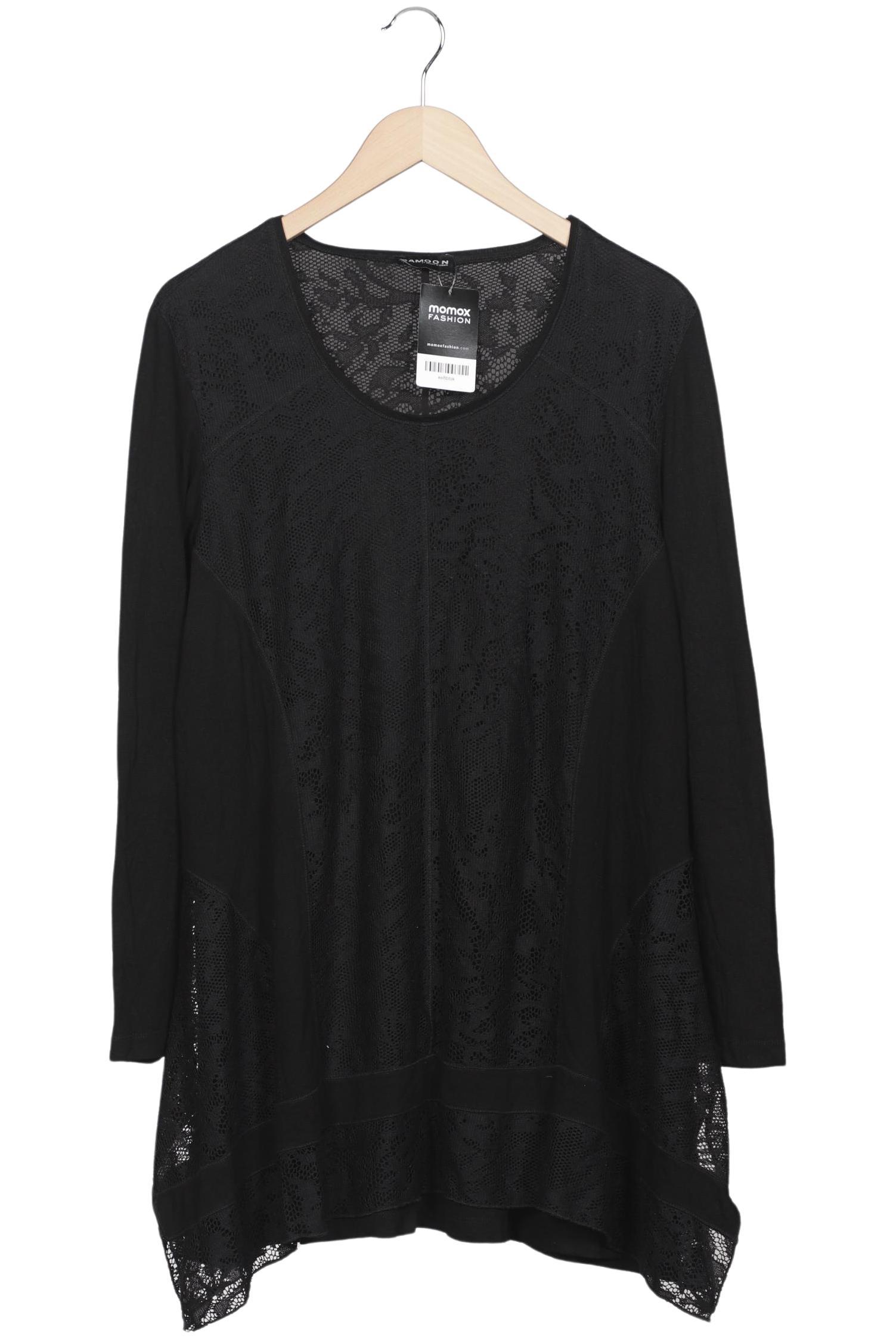 

Samoon by Gerry Weber Damen Langarmshirt, schwarz, Gr. 46