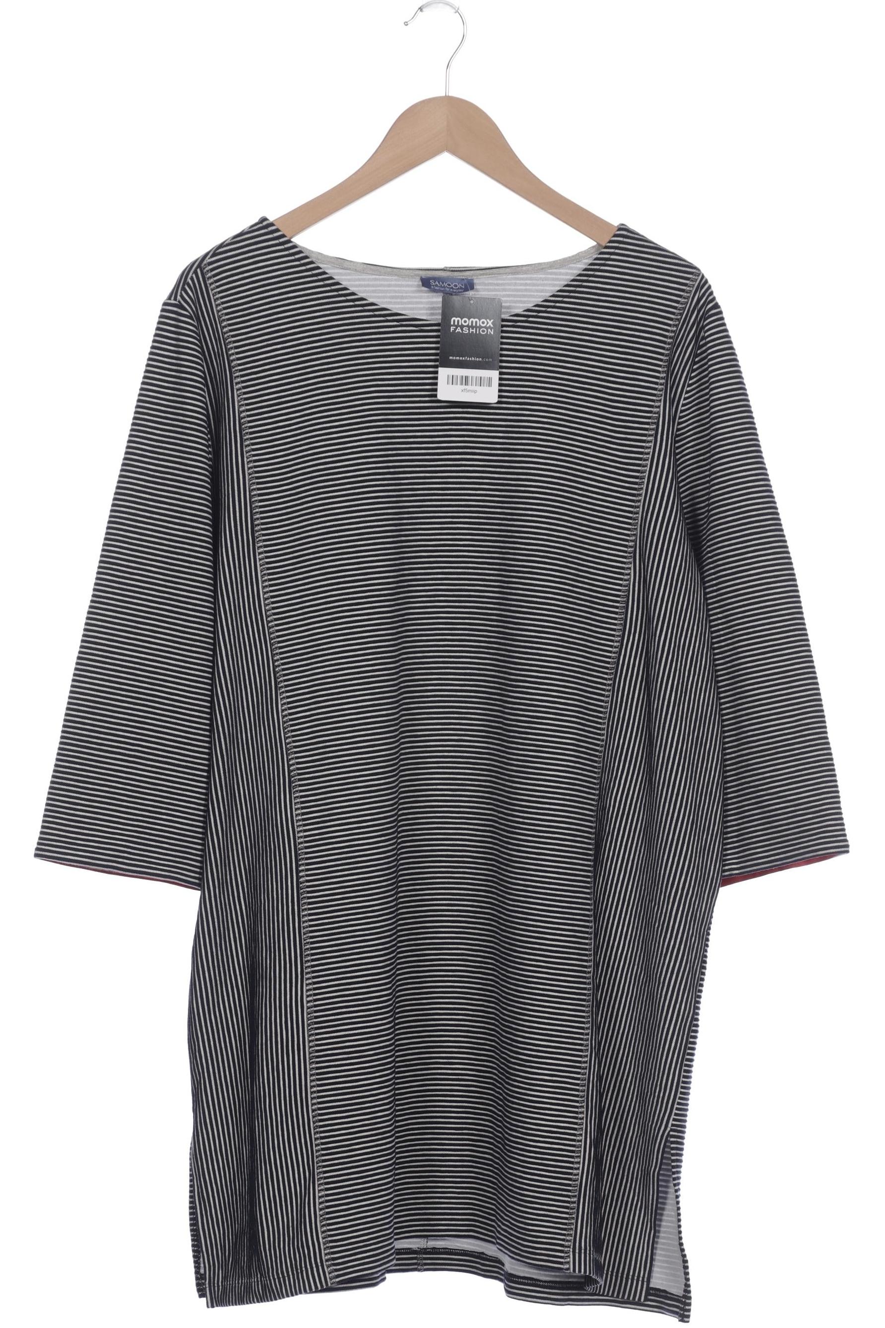 

Samoon by Gerry Weber Damen Langarmshirt, schwarz, Gr. 48