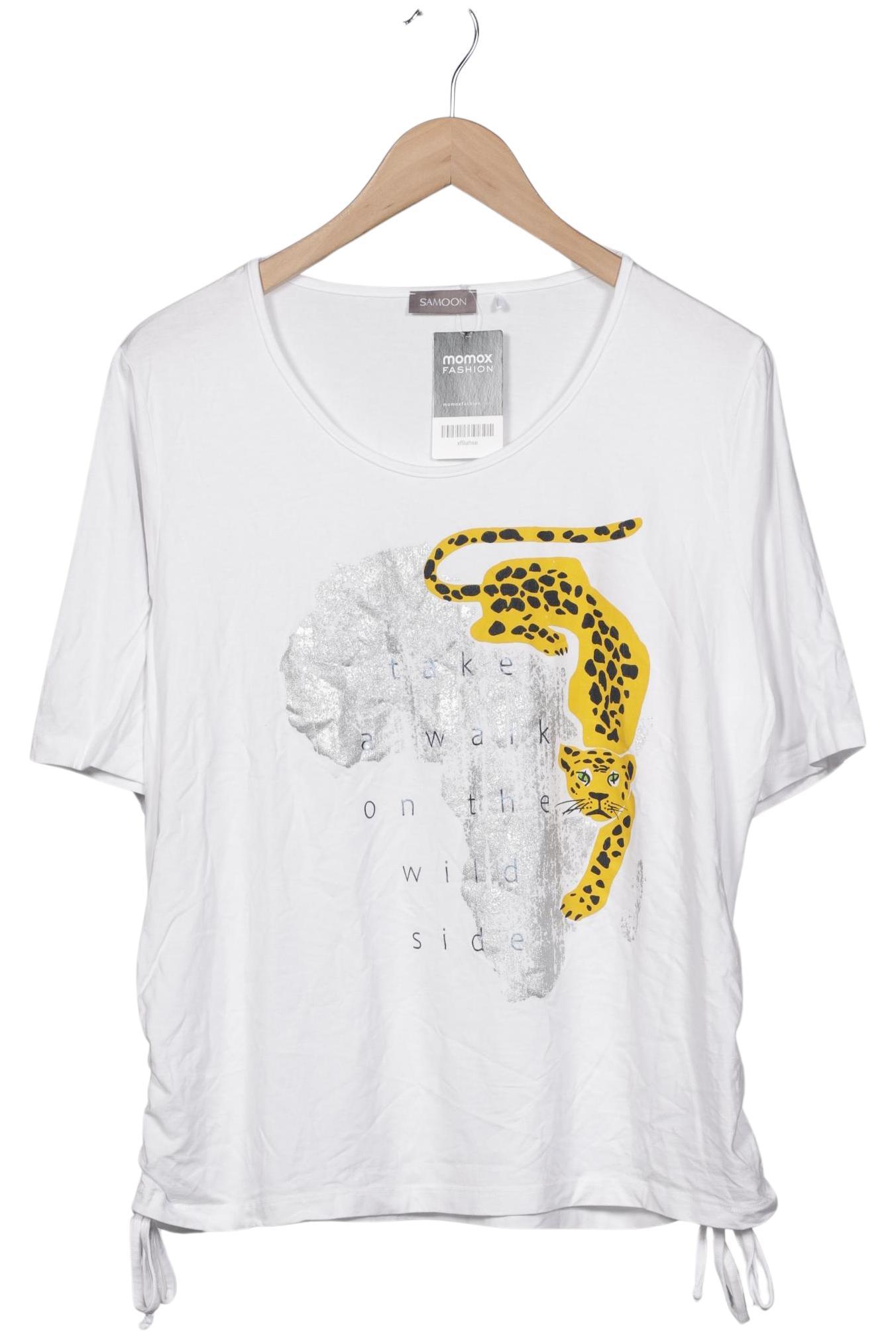 

Samoon by Gerry Weber Damen T-Shirt, weiß, Gr. 46