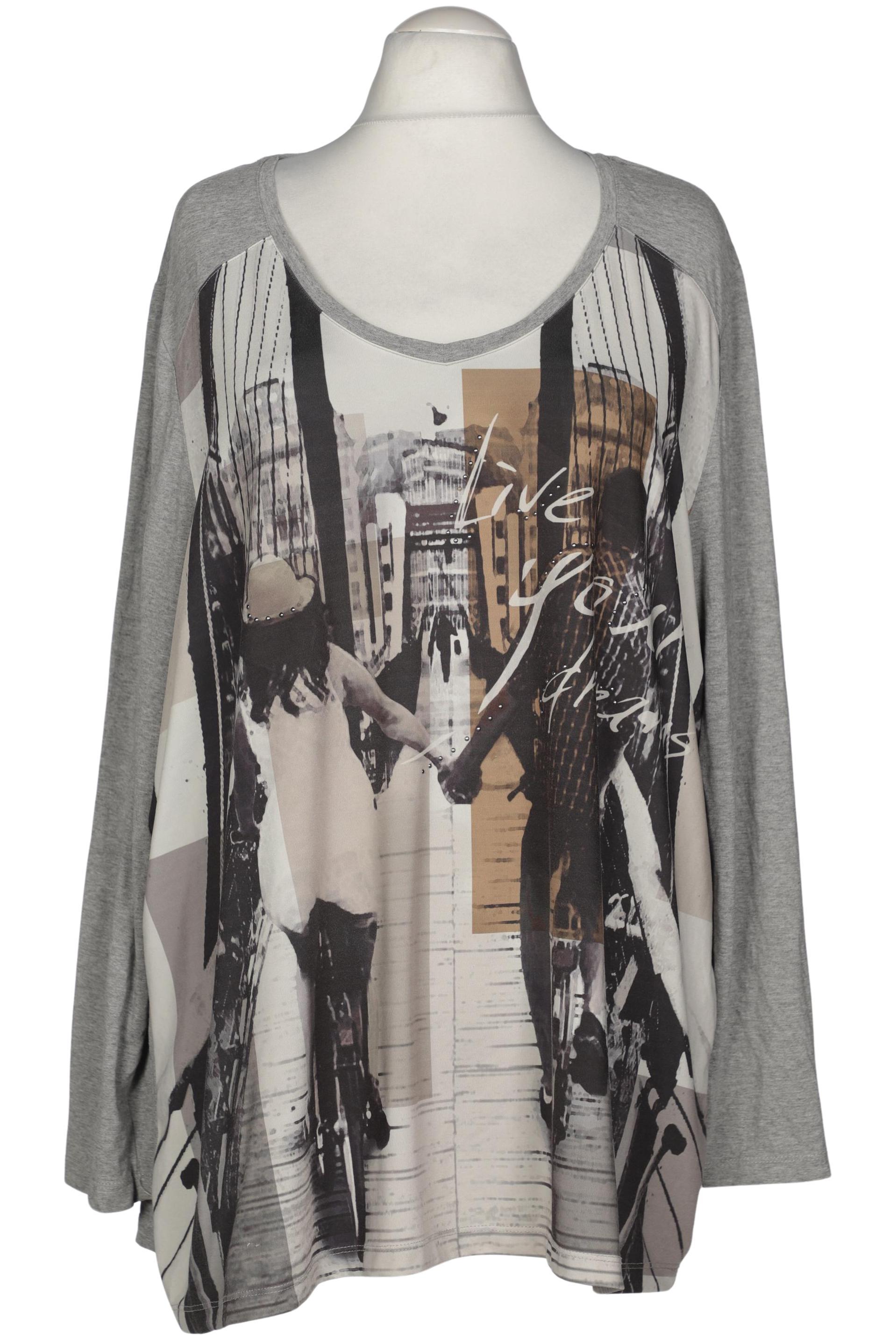 

Samoon by Gerry Weber Damen Langarmshirt, grau, Gr. 54