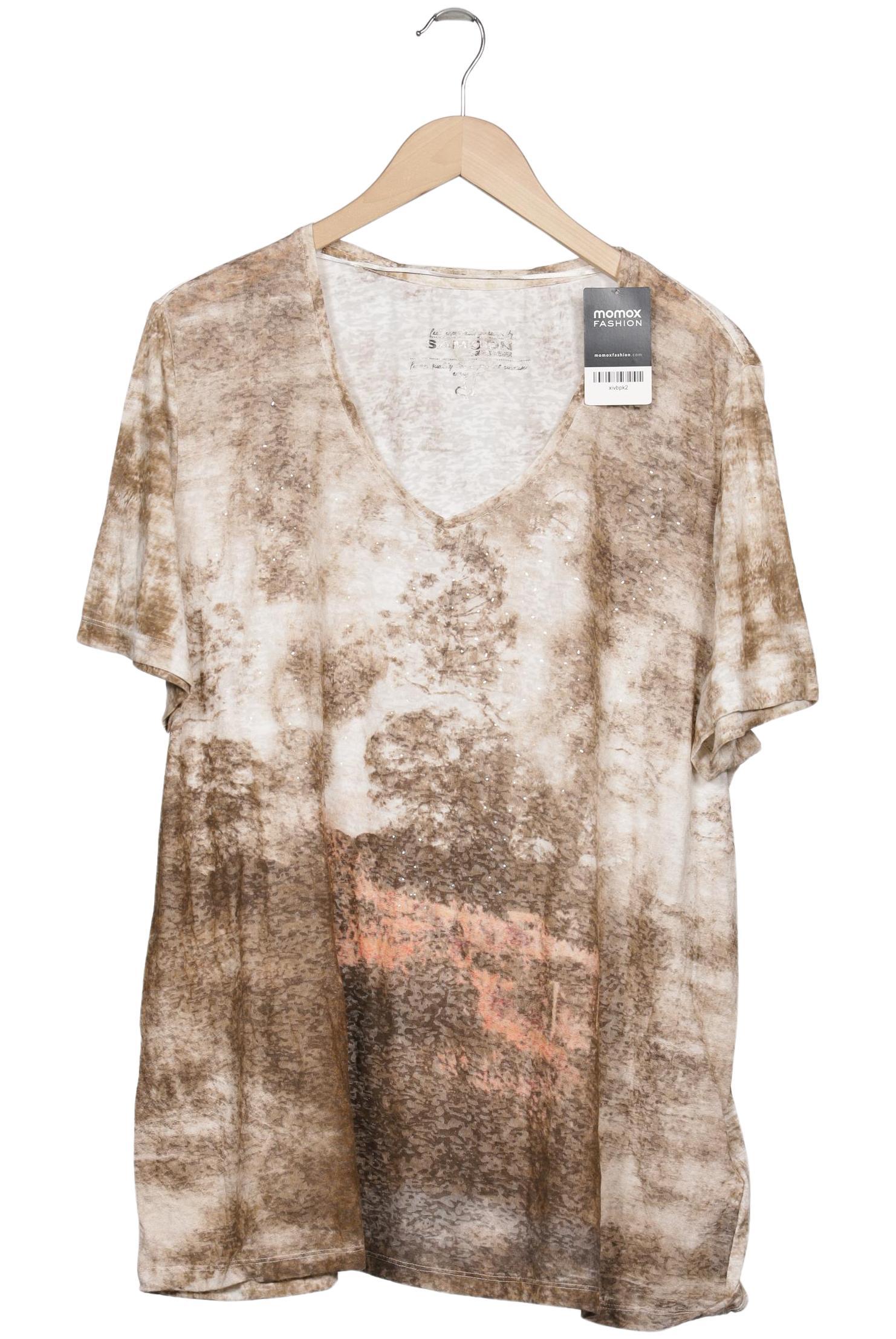 

Samoon by Gerry Weber Damen T-Shirt, braun, Gr. 52