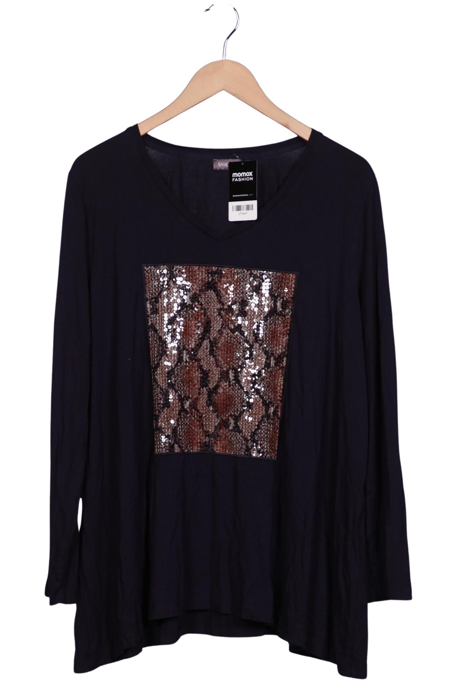 

Samoon by Gerry Weber Damen Langarmshirt, marineblau, Gr. 44