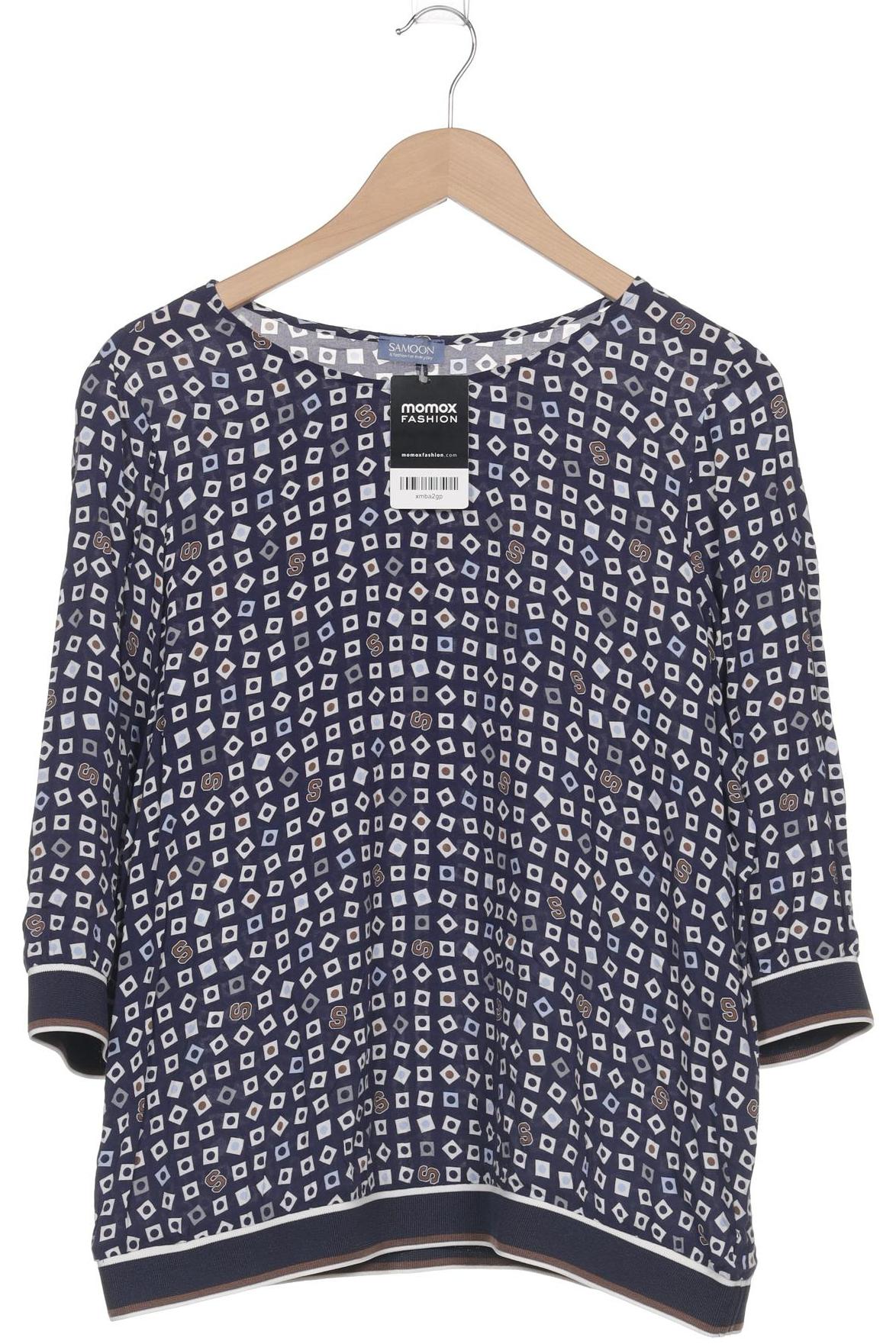 

Samoon by Gerry Weber Damen Langarmshirt, marineblau, Gr. 44