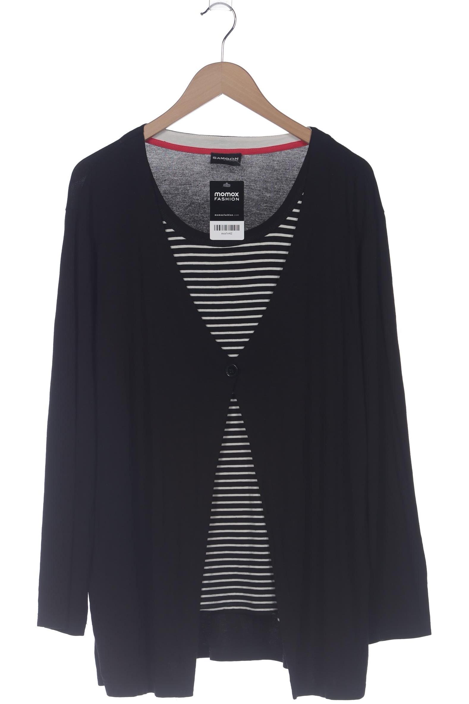 

Samoon by Gerry Weber Damen Langarmshirt, schwarz, Gr. 46