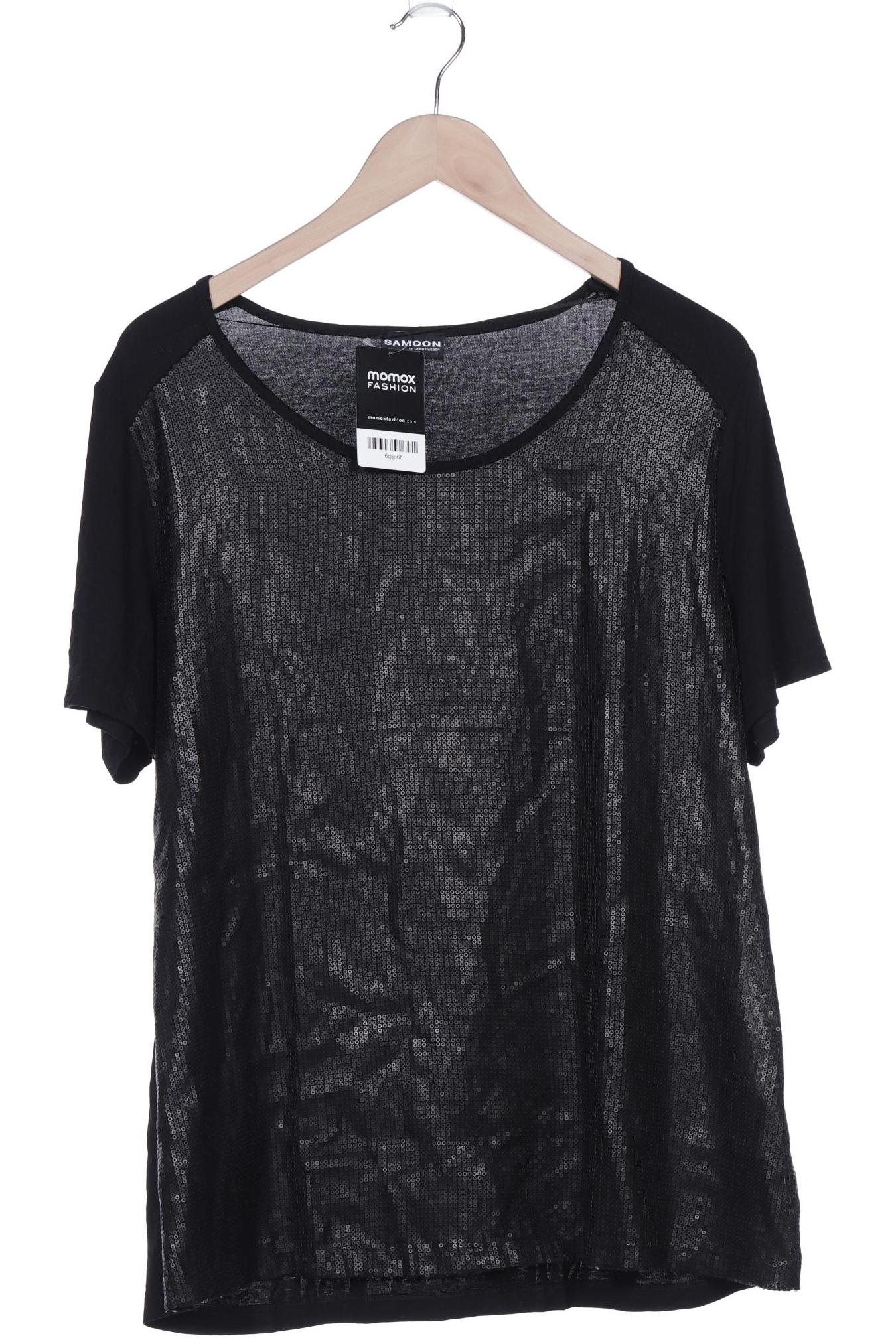 

Samoon by Gerry Weber Damen T-Shirt, schwarz, Gr. 46