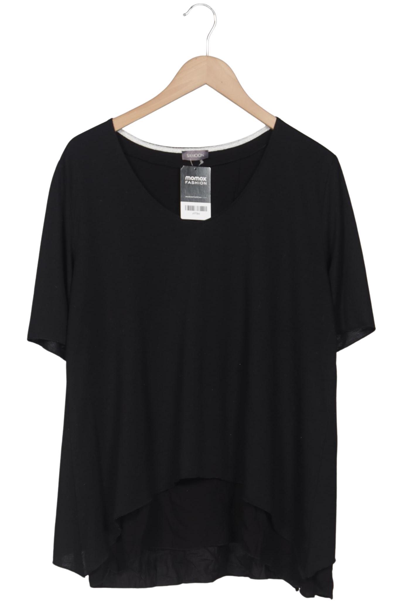 

Samoon by Gerry Weber Damen T-Shirt, schwarz, Gr. 46