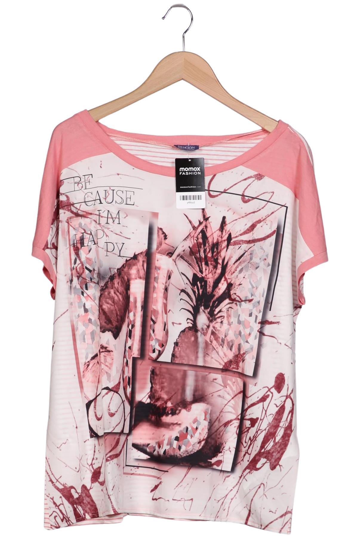 

Samoon by Gerry Weber Damen T-Shirt, pink, Gr. 44