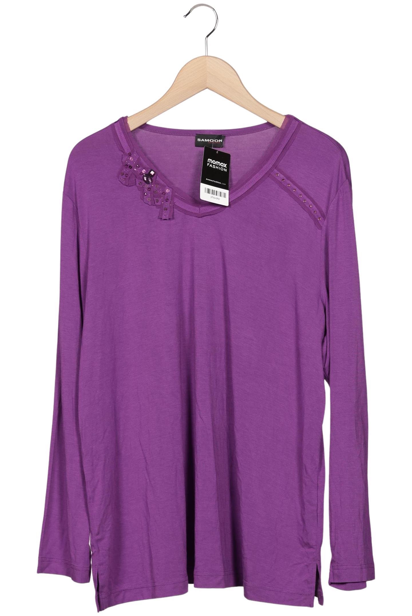 

Samoon by Gerry Weber Damen Langarmshirt, flieder, Gr. 48