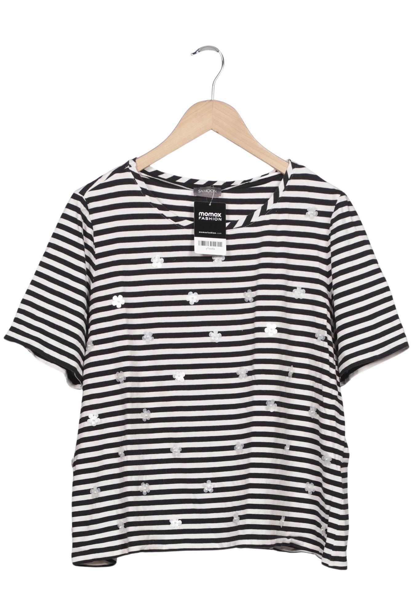 

Samoon by Gerry Weber Damen T-Shirt, schwarz, Gr. 48