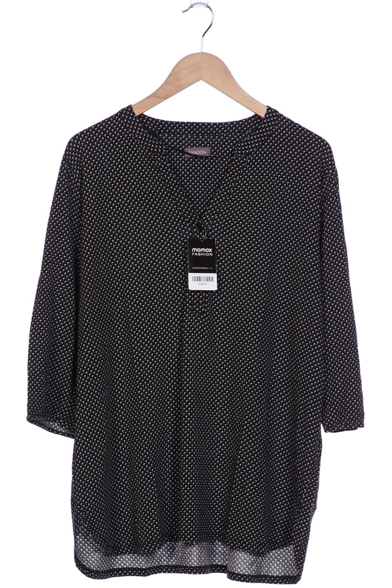

Samoon by Gerry Weber Damen Langarmshirt, schwarz, Gr. 46
