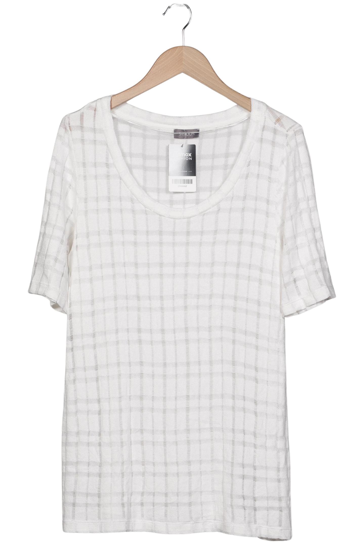 

Samoon by Gerry Weber Damen T-Shirt, weiß, Gr. 42