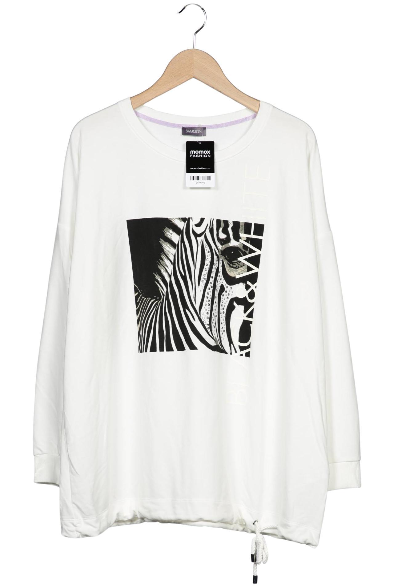 

Samoon by Gerry Weber Damen Sweatshirt, weiß, Gr. 48