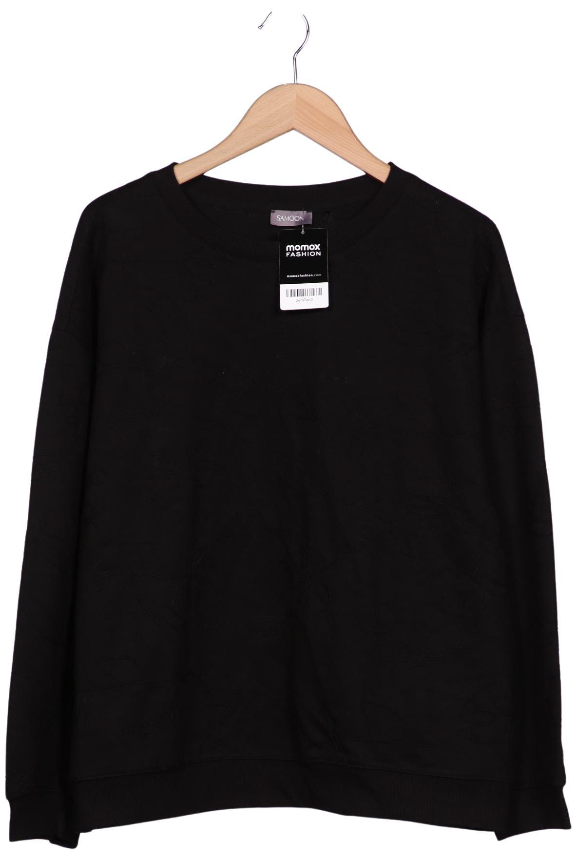 

Samoon by Gerry Weber Damen Sweatshirt, schwarz, Gr. 46