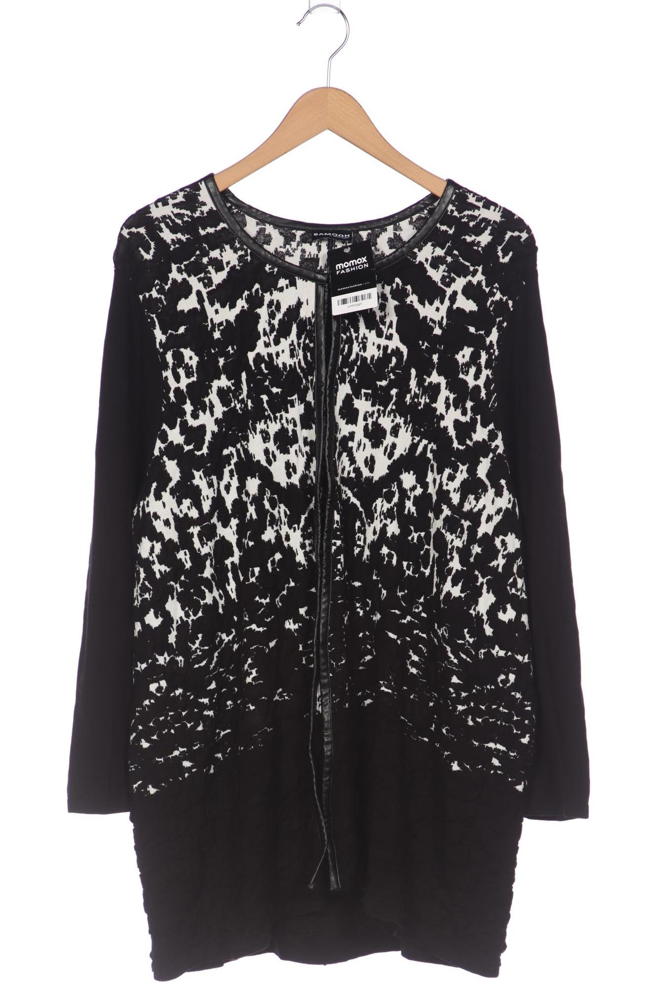 

Samoon by Gerry Weber Damen Strickjacke, schwarz, Gr. 48