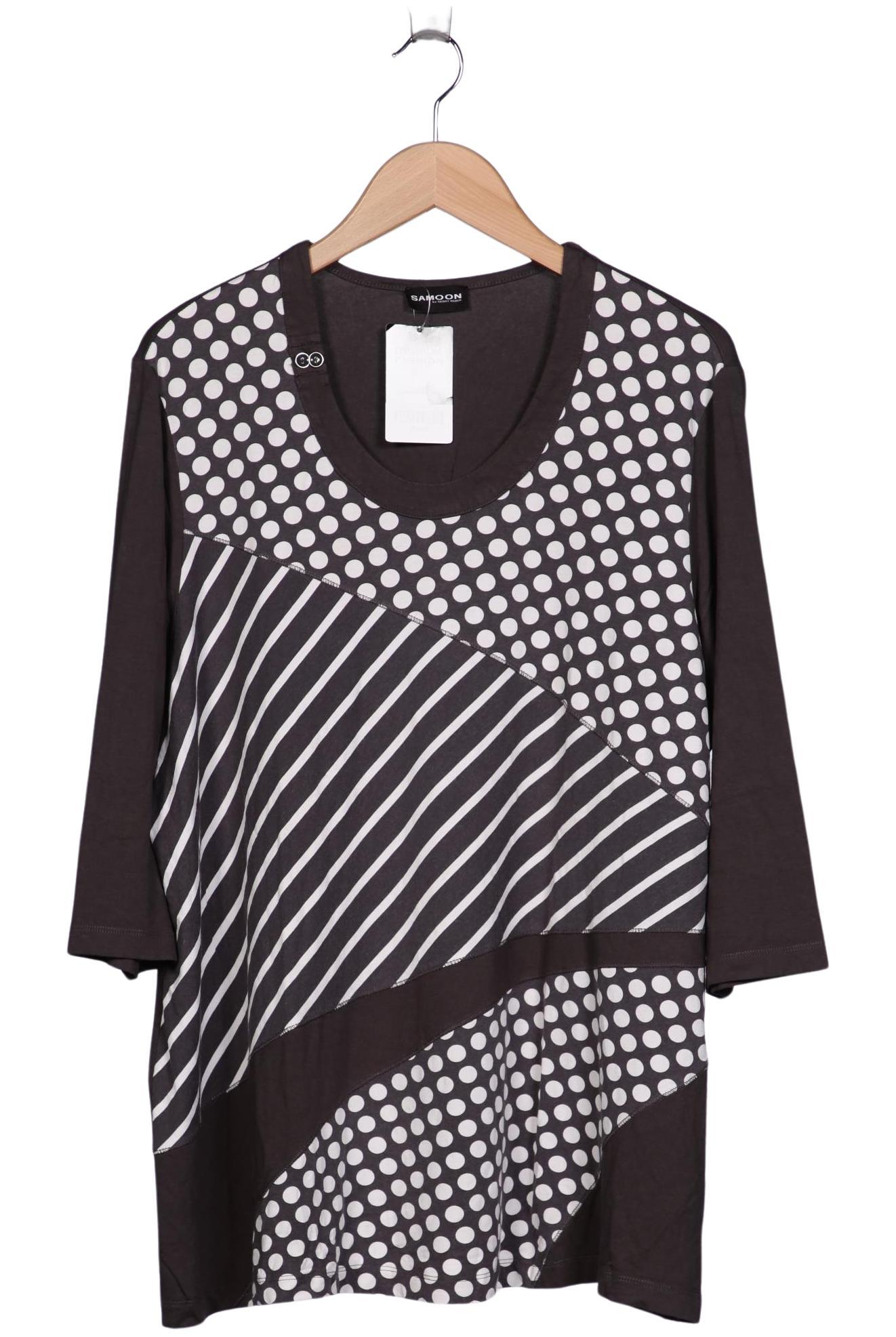 

Samoon by Gerry Weber Damen Langarmshirt, grau, Gr. 50