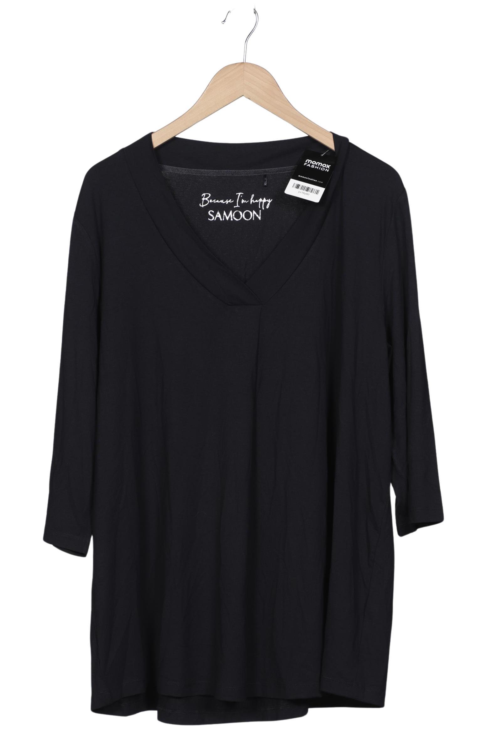 

Samoon by Gerry Weber Damen Langarmshirt, schwarz, Gr. 48