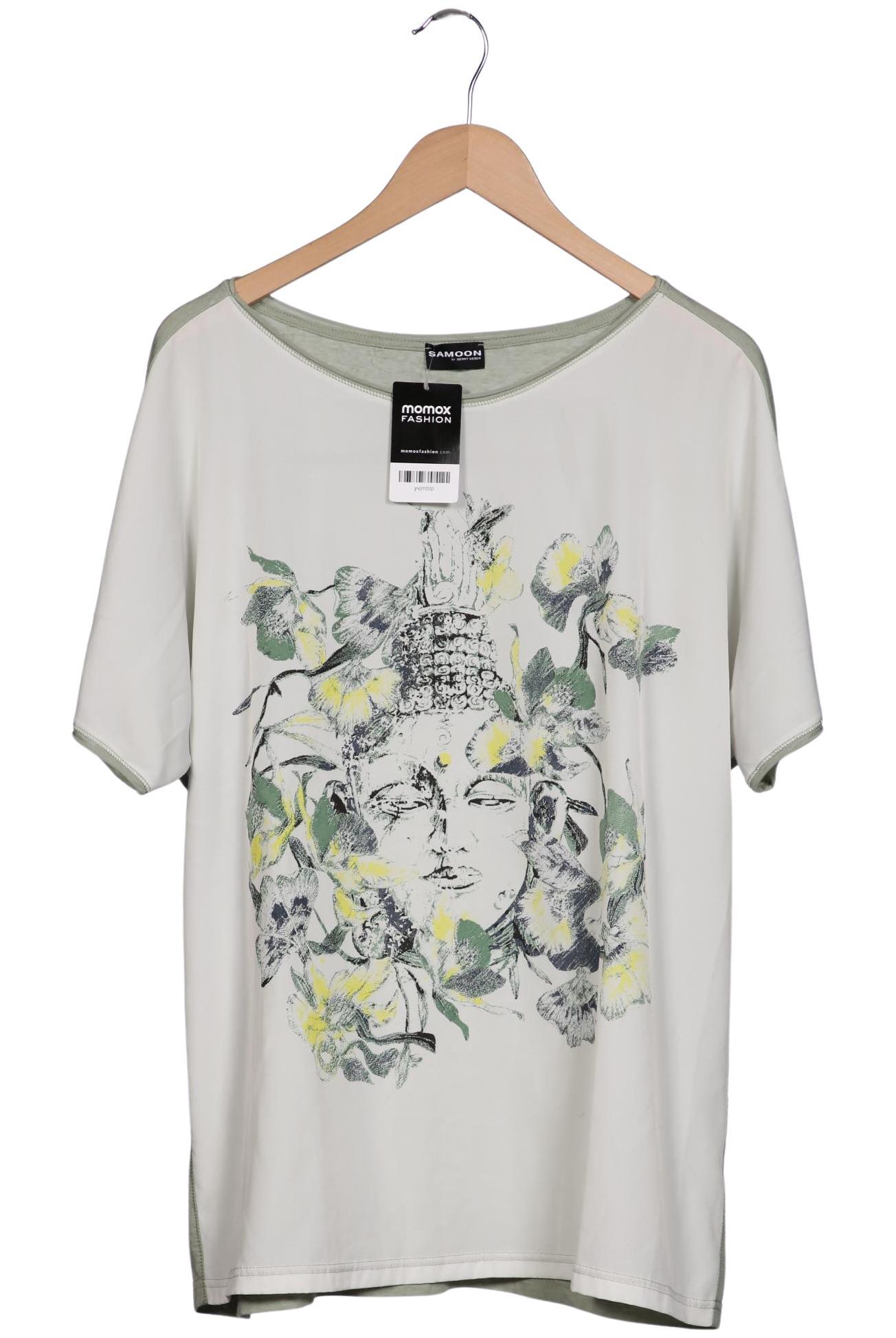 

Samoon by Gerry Weber Damen T-Shirt, hellgrün, Gr. 48
