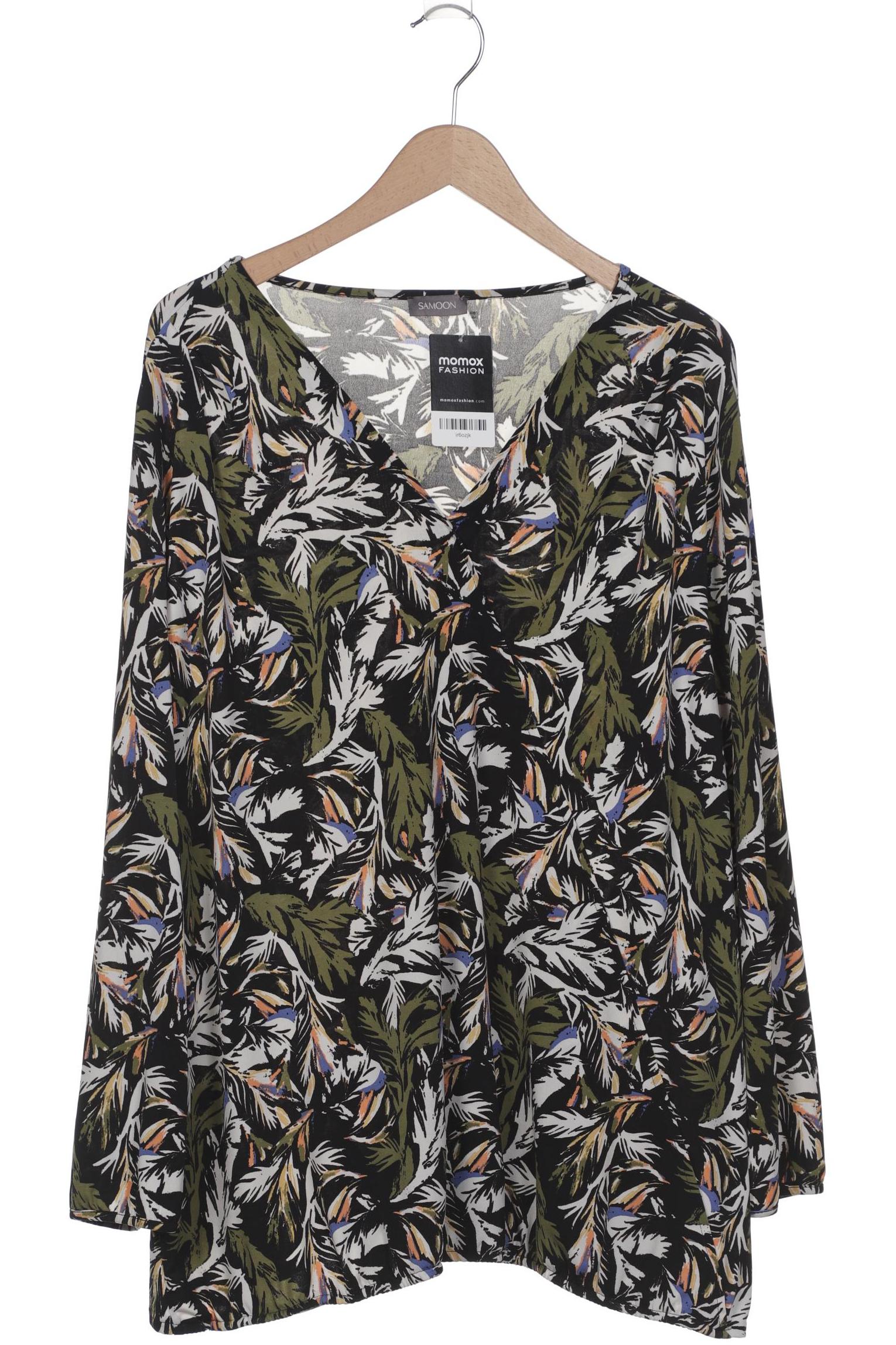 

Samoon by Gerry Weber Damen Langarmshirt, schwarz, Gr. 52