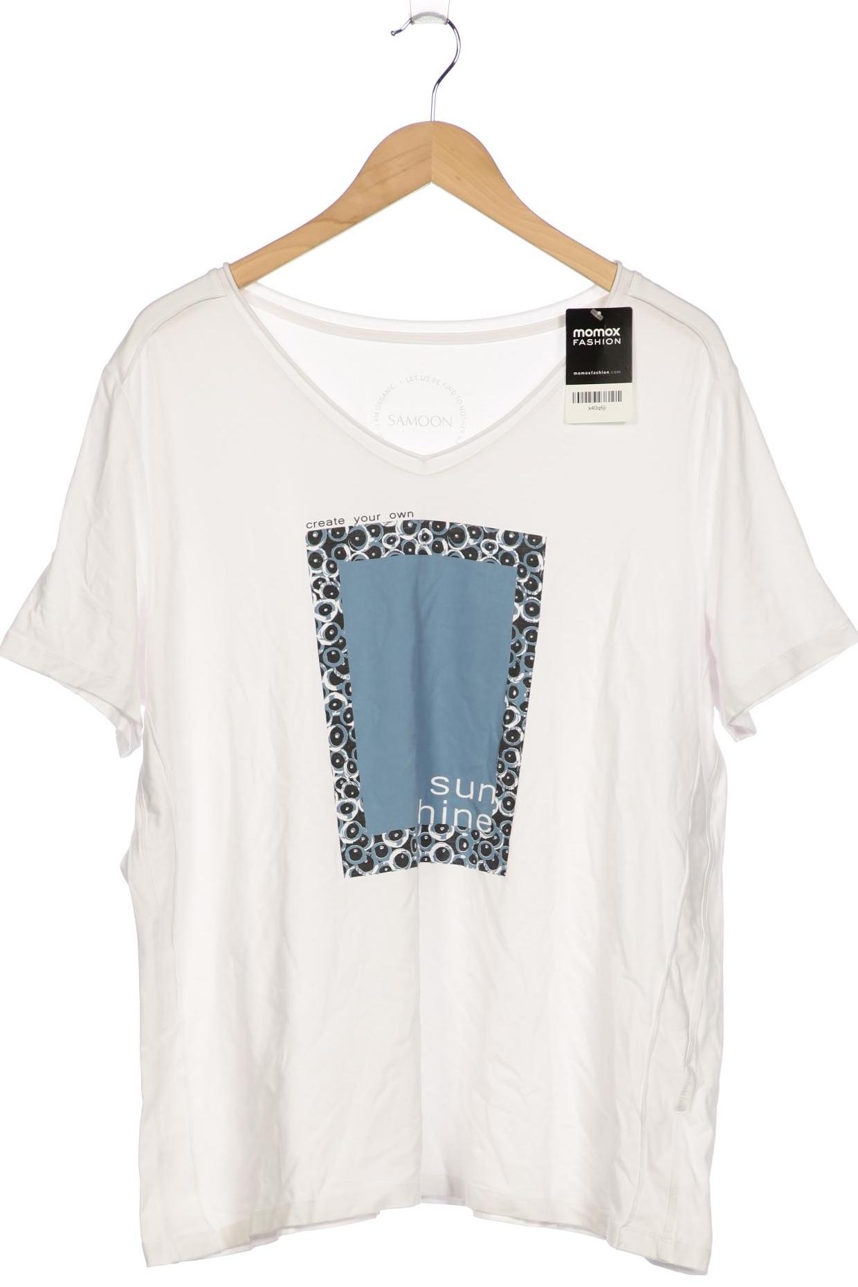 

Samoon by Gerry Weber Damen T-Shirt, weiß, Gr. 48