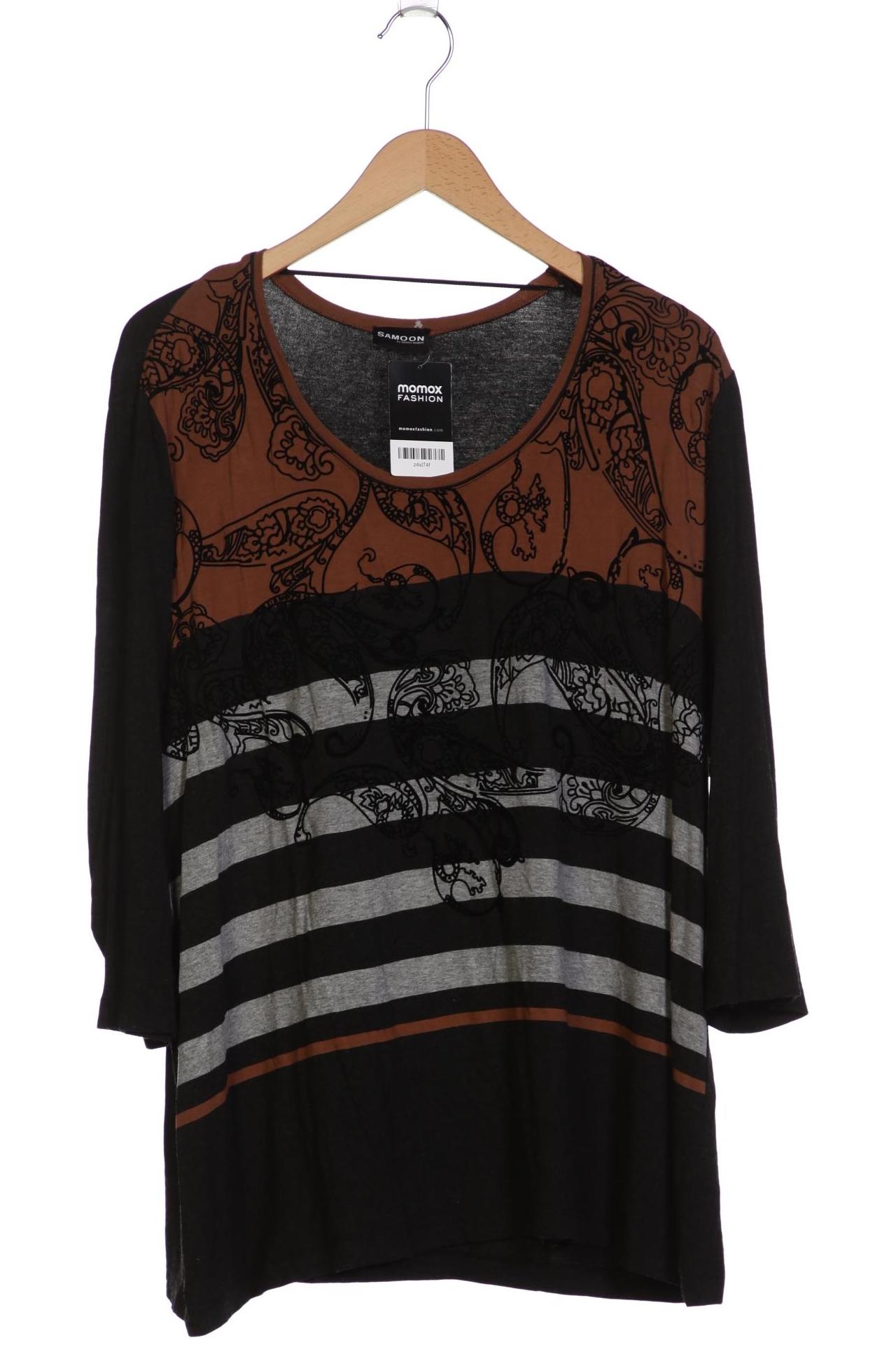 

Samoon by Gerry Weber Damen Langarmshirt, grau, Gr. 50