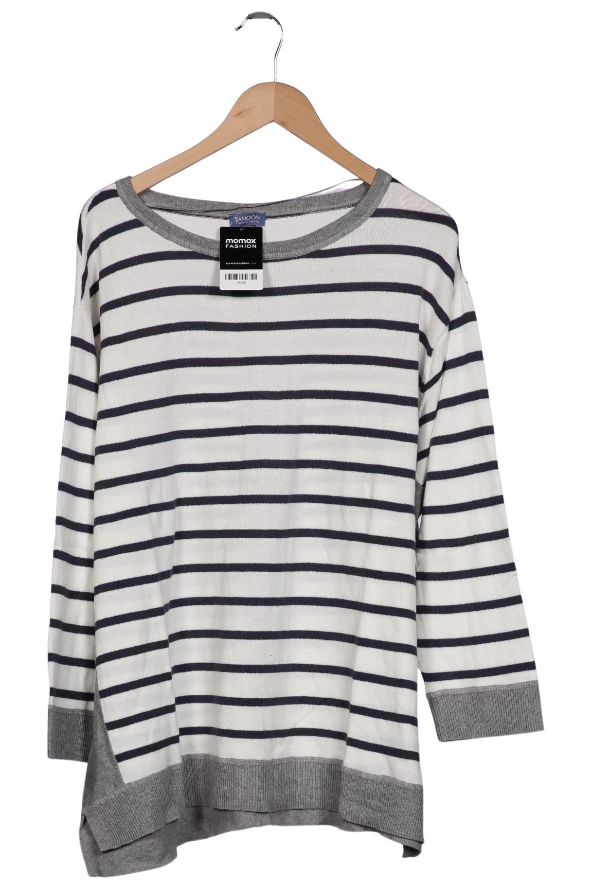 

Samoon by Gerry Weber Damen Pullover, weiß, Gr. 48
