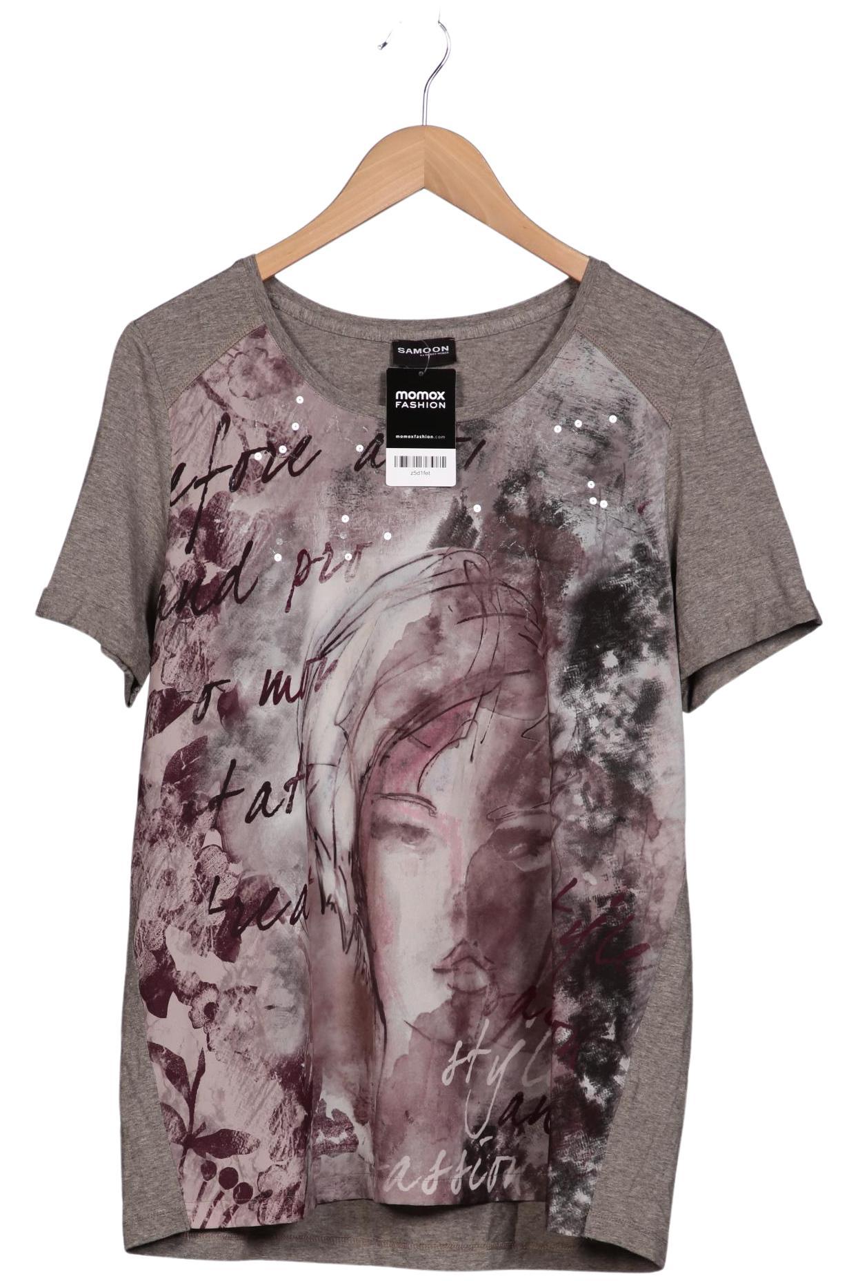 

Samoon by Gerry Weber Damen T-Shirt, grau, Gr. 42