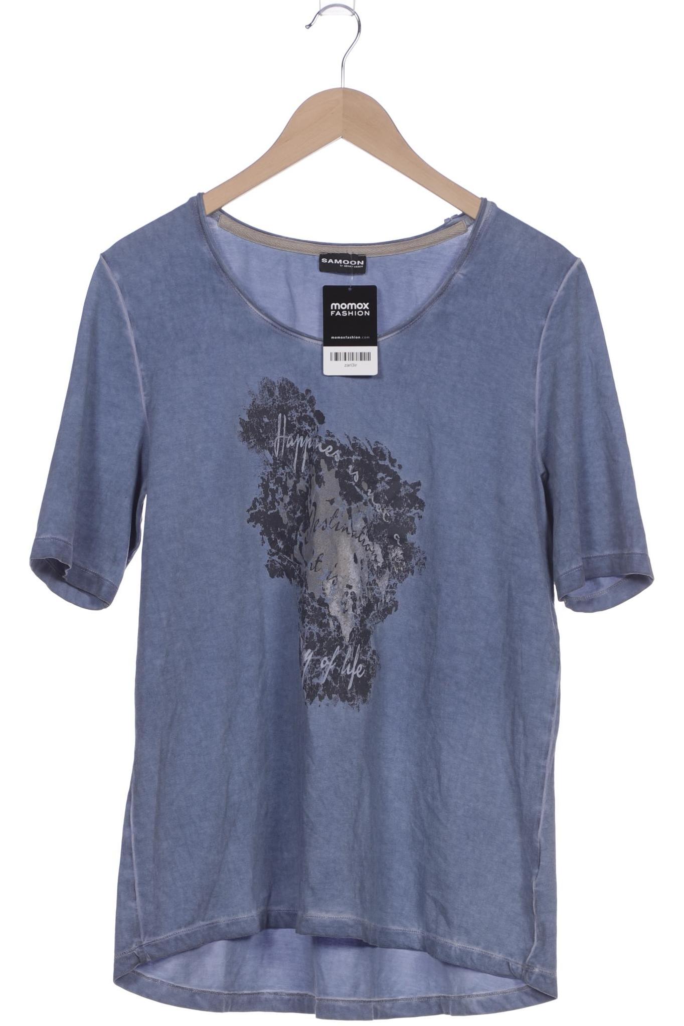 

Samoon by Gerry Weber Damen T-Shirt, blau, Gr. 44