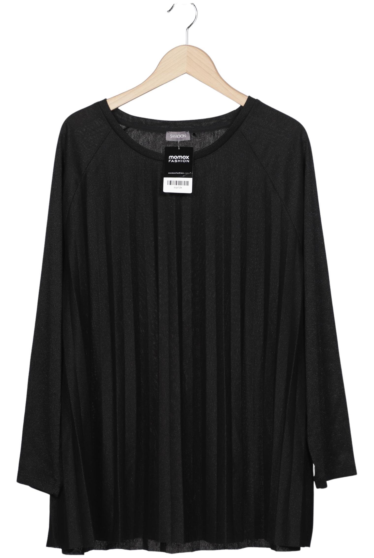 

Samoon by Gerry Weber Damen Langarmshirt, schwarz, Gr. 50