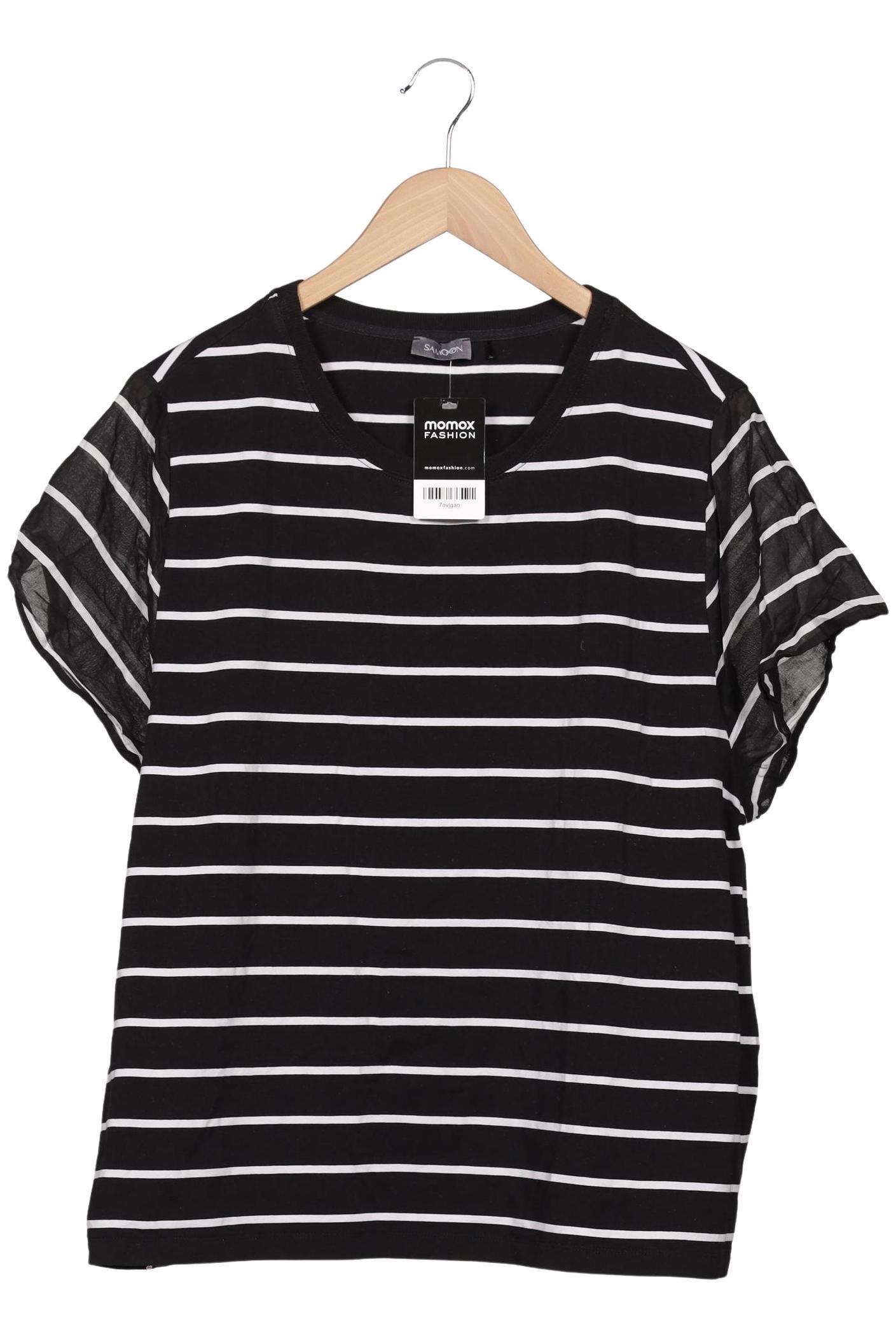 

Samoon by Gerry Weber Damen T-Shirt, schwarz, Gr. 48