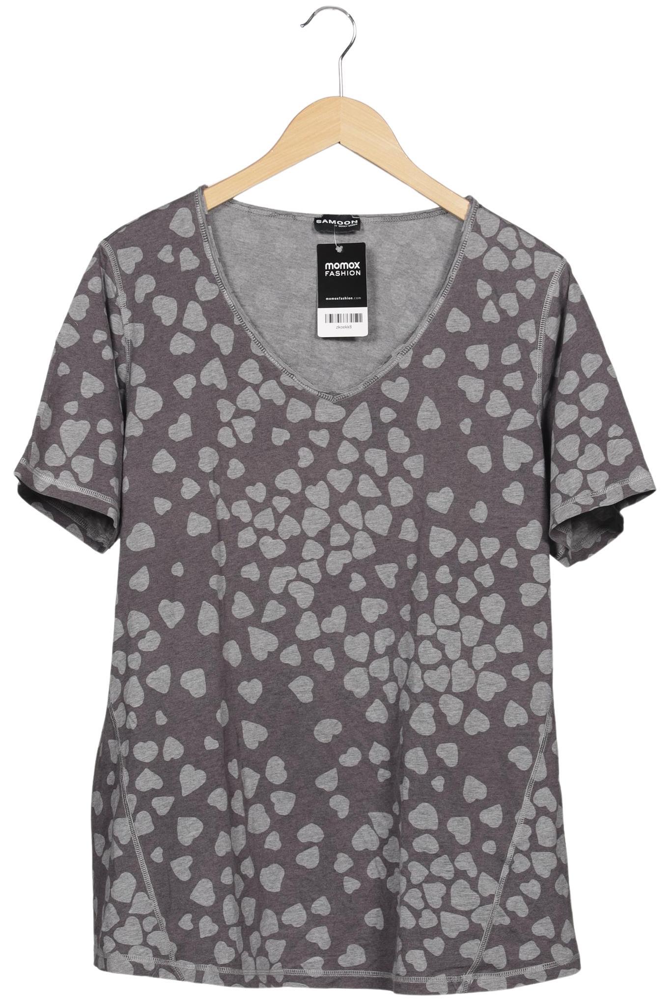 

Samoon by Gerry Weber Damen T-Shirt, grau, Gr. 46