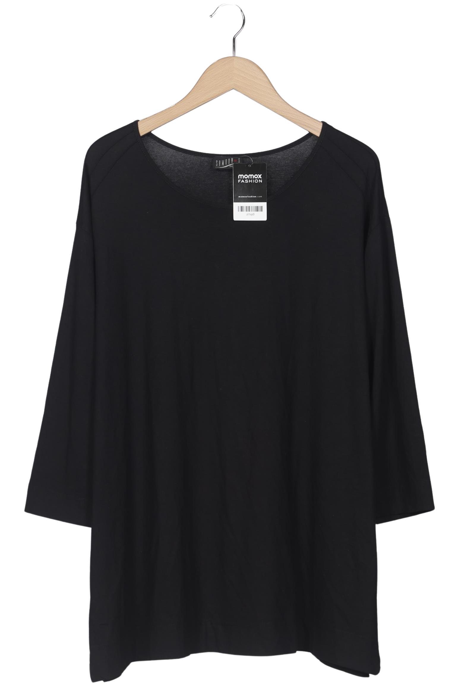 

Samoon by Gerry Weber Damen Langarmshirt, schwarz, Gr. 48