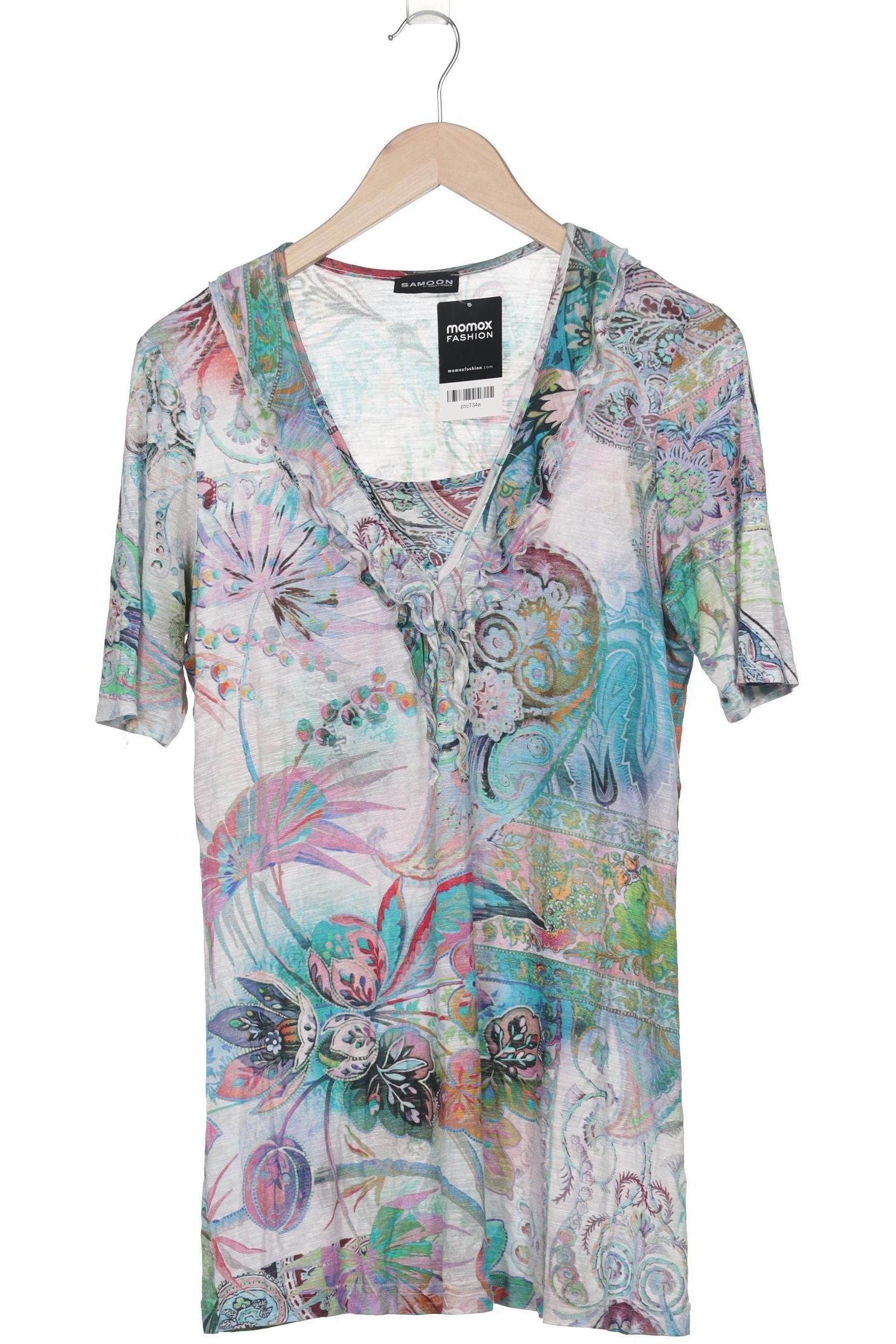 Thumbnail - Samoon by Gerry Weber Damen T-Shirt, mehrfarbig, Gr. 38
