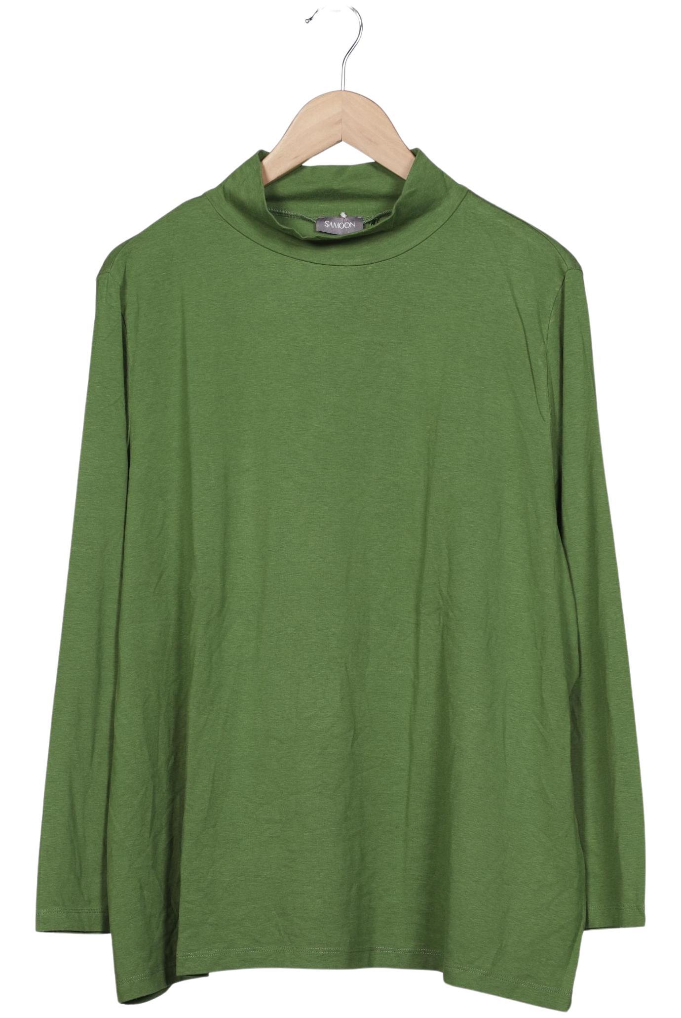 

Samoon by Gerry Weber Damen Langarmshirt, grün, Gr. 52