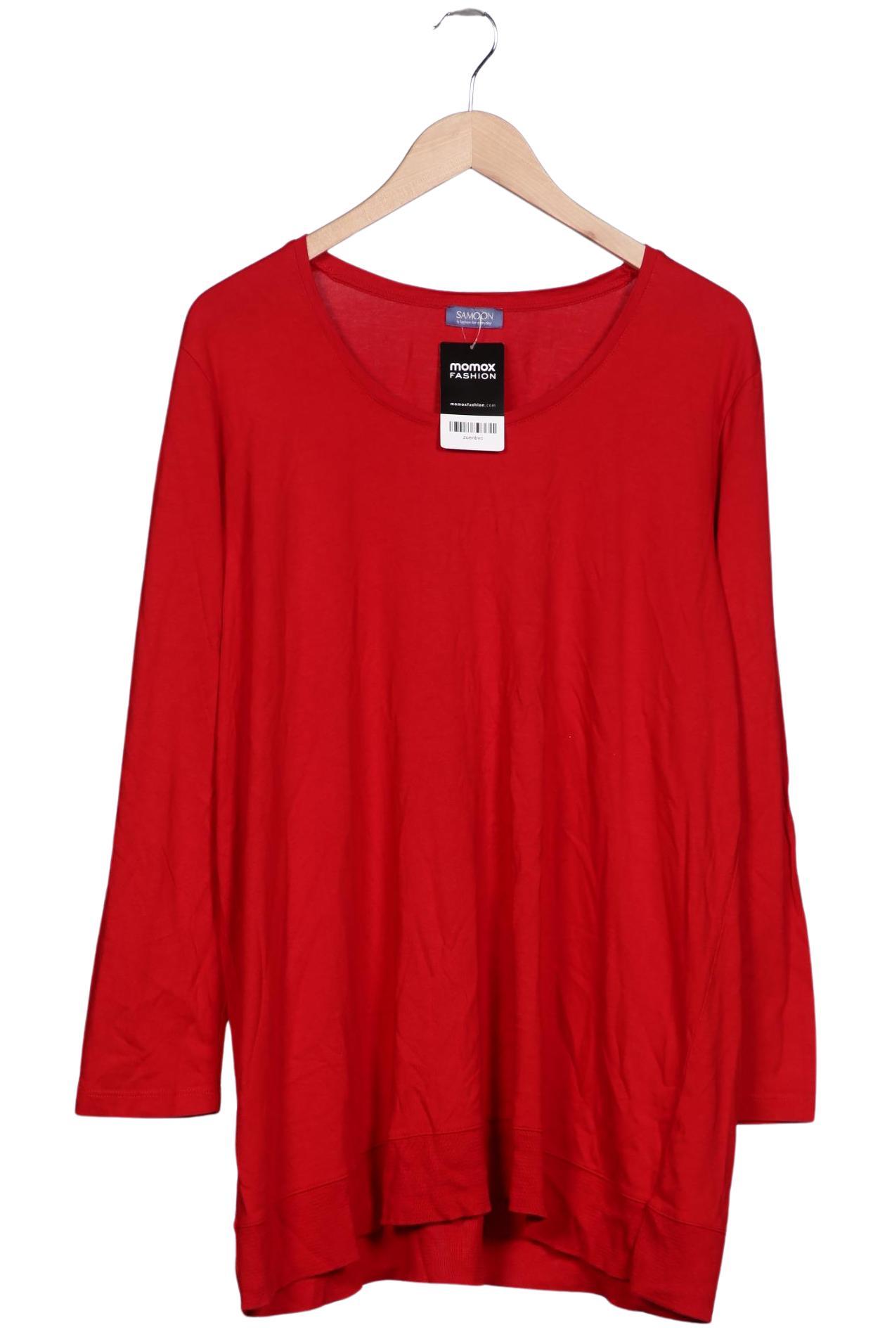 

Samoon by Gerry Weber Damen Langarmshirt, rot, Gr. 50