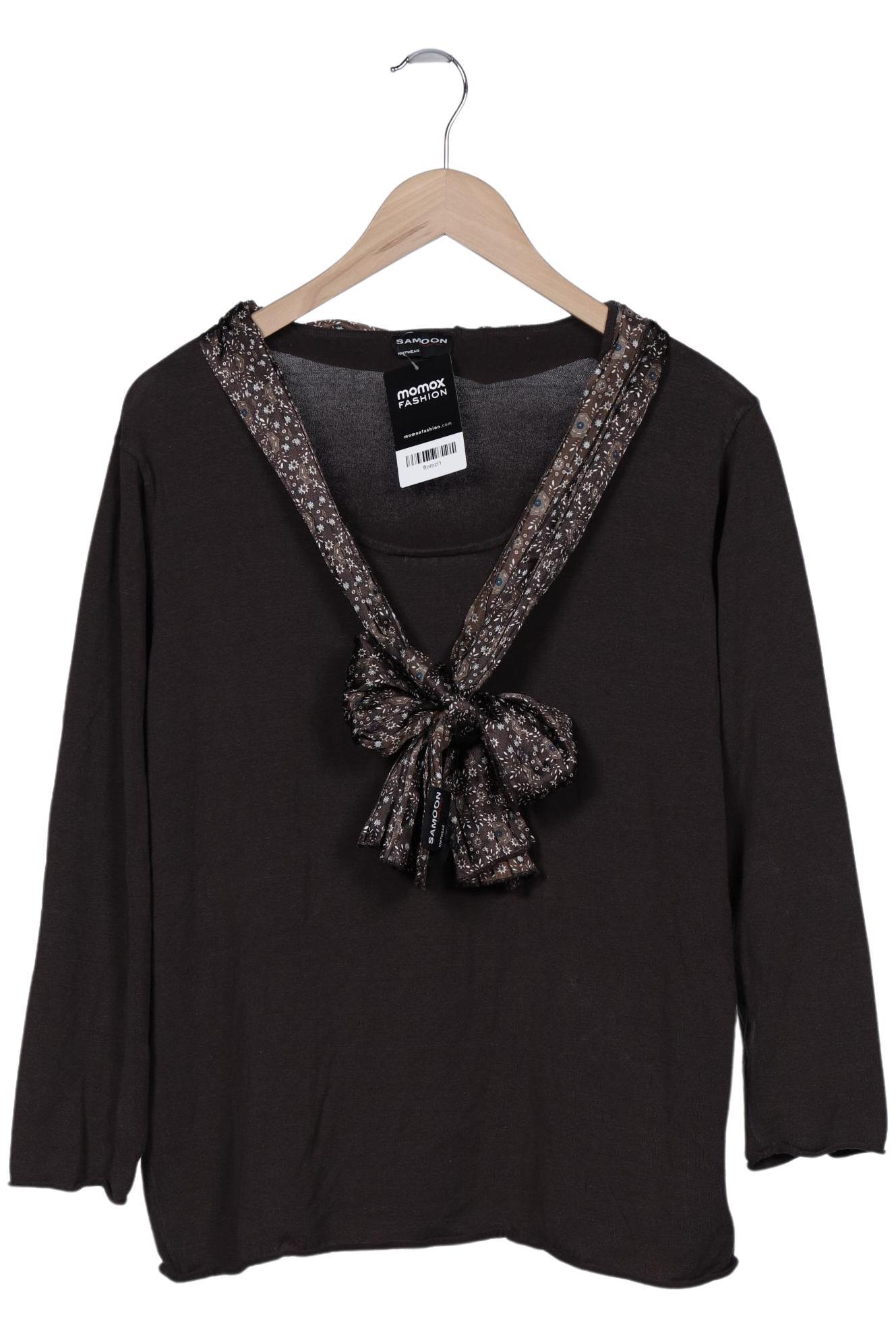 

Samoon Collection Damen Pullover, braun, Gr. 50