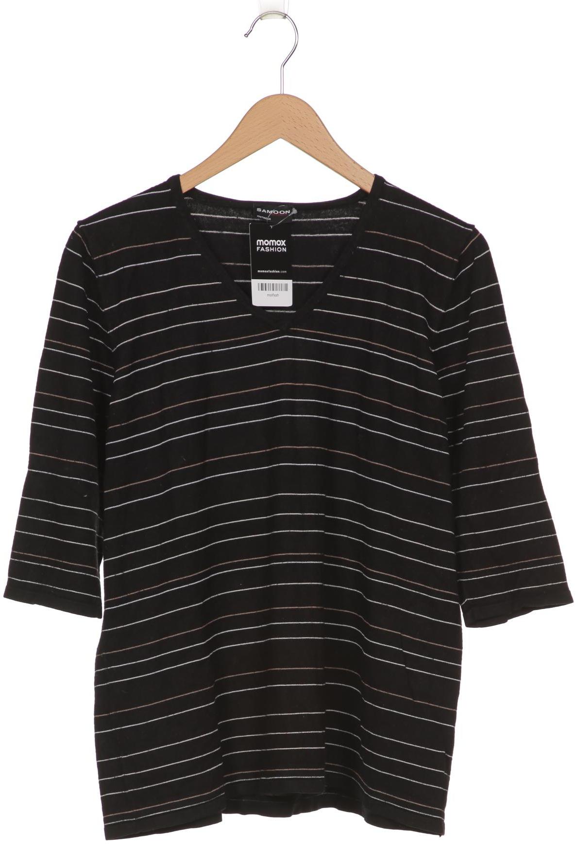 

Samoon Collection Damen Pullover, schwarz, Gr. 48