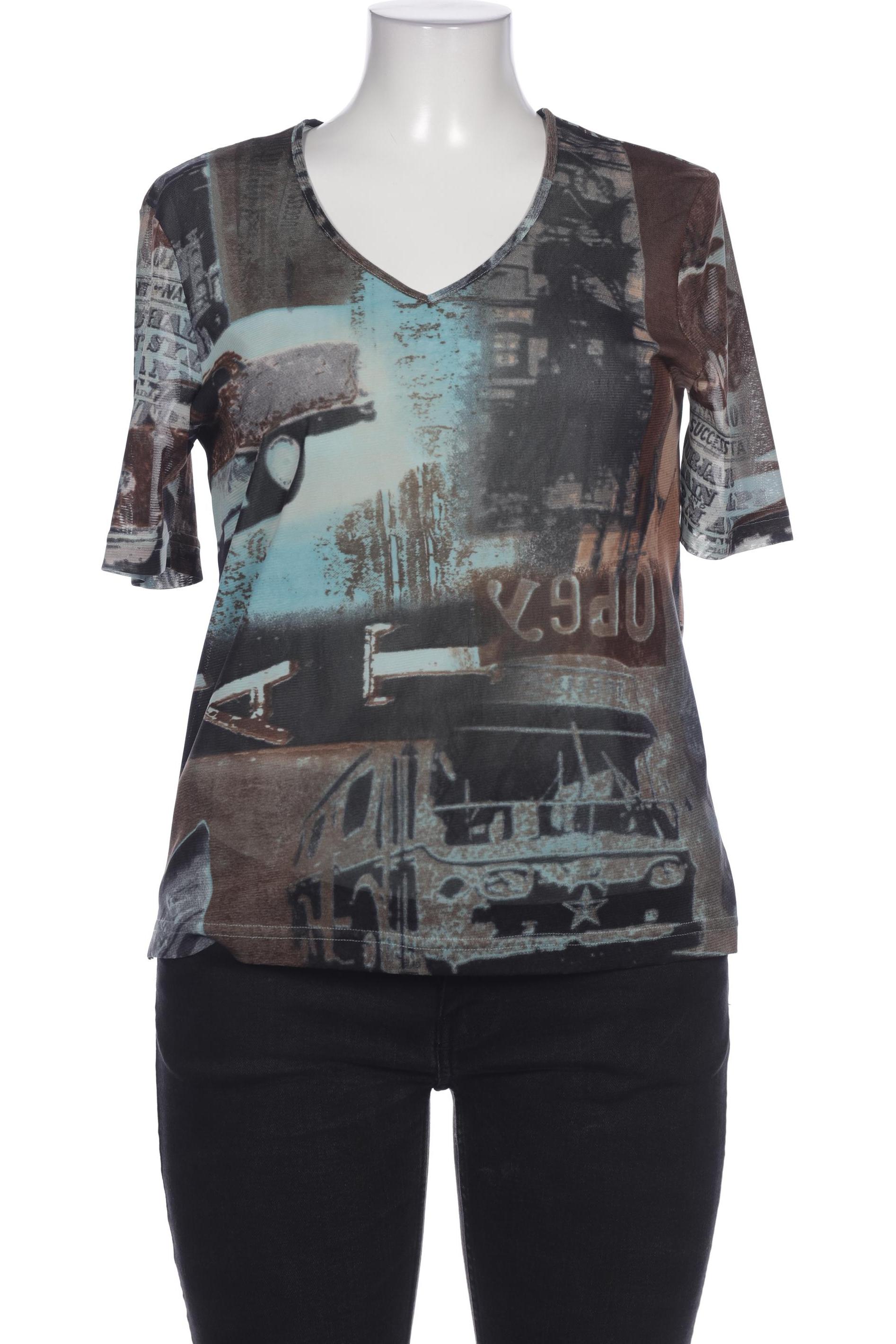 

Samoon Collection Damen T-Shirt, mehrfarbig, Gr. 42