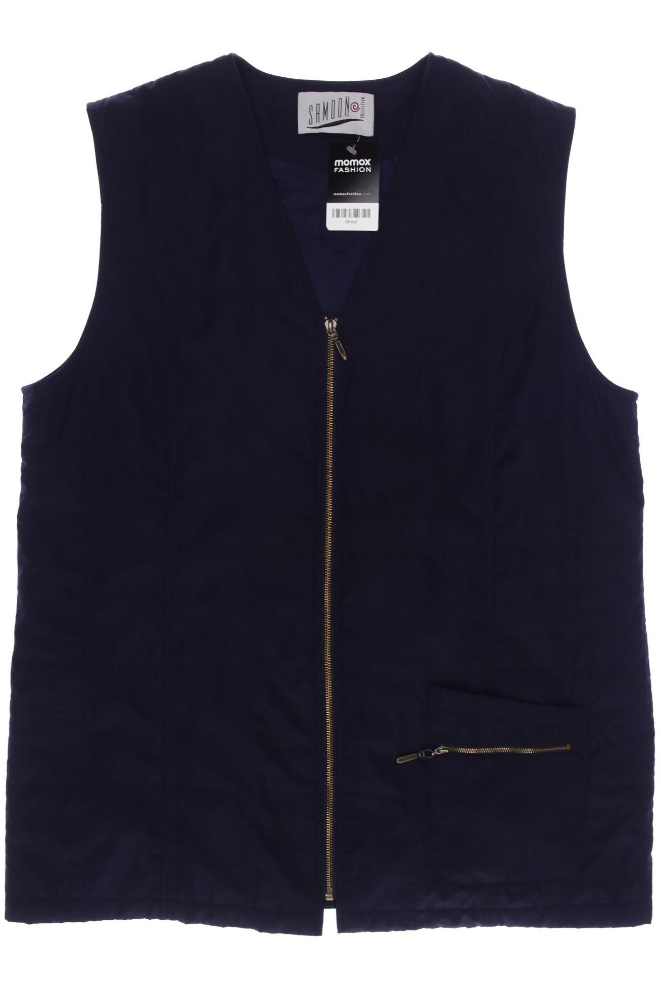 

Samoon Collection Damen Weste, marineblau, Gr. 44
