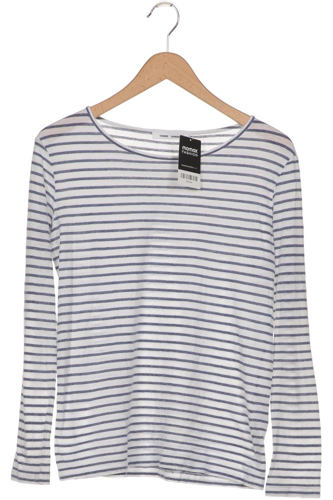 

Samsøe & Samsøe Damen Langarmshirt, weiß