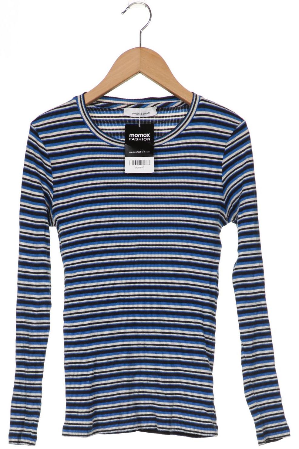 

Samsøe & Samsøe Damen Langarmshirt, blau