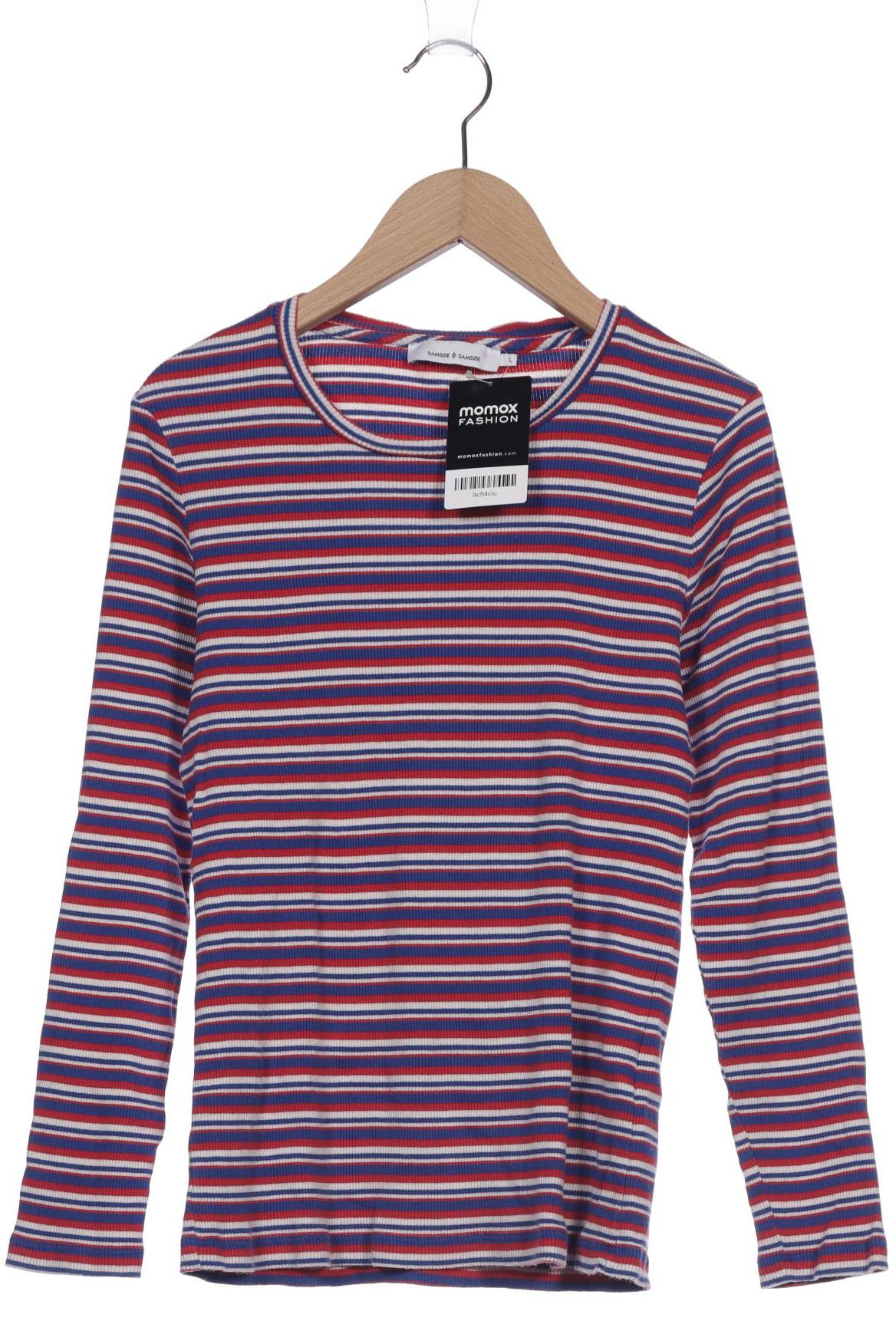 

Samsøe & Samsøe Damen Langarmshirt, blau