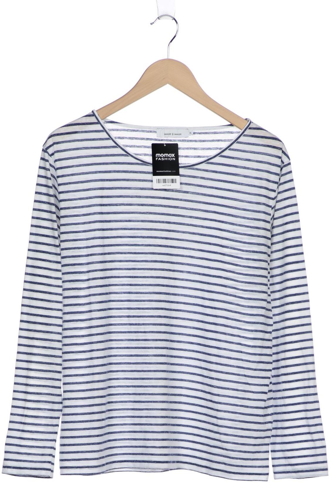 

Samsøe & Samsøe Damen Langarmshirt, blau