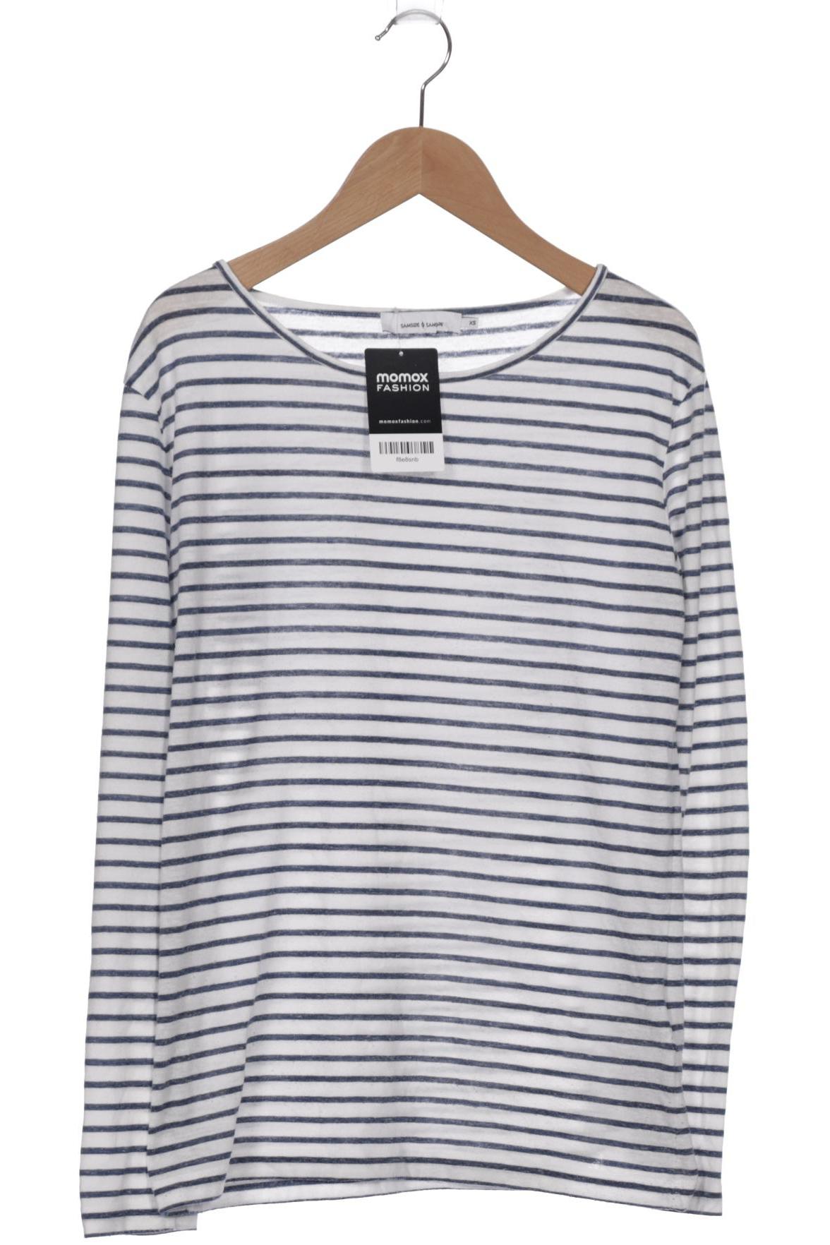 

Samsøe & Samsøe Damen Langarmshirt, weiß