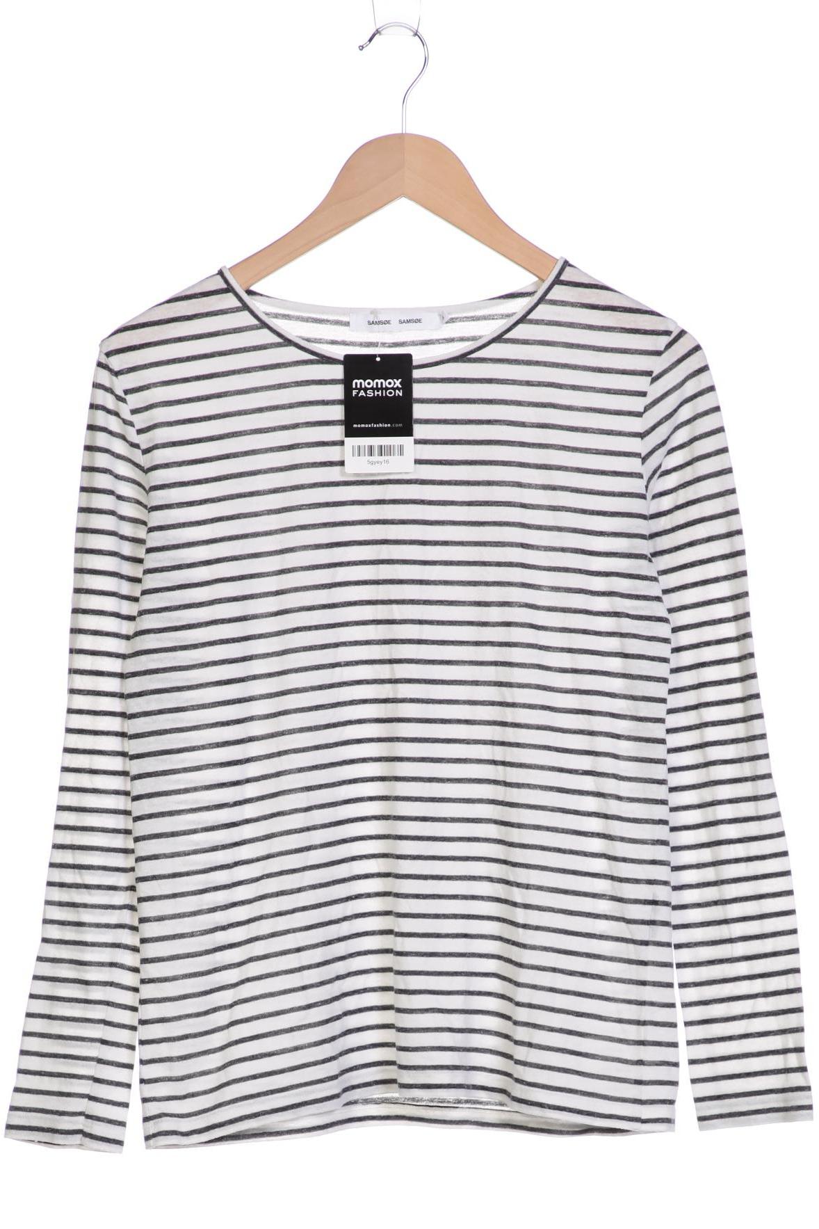 

Samsøe & Samsøe Damen Langarmshirt, weiß