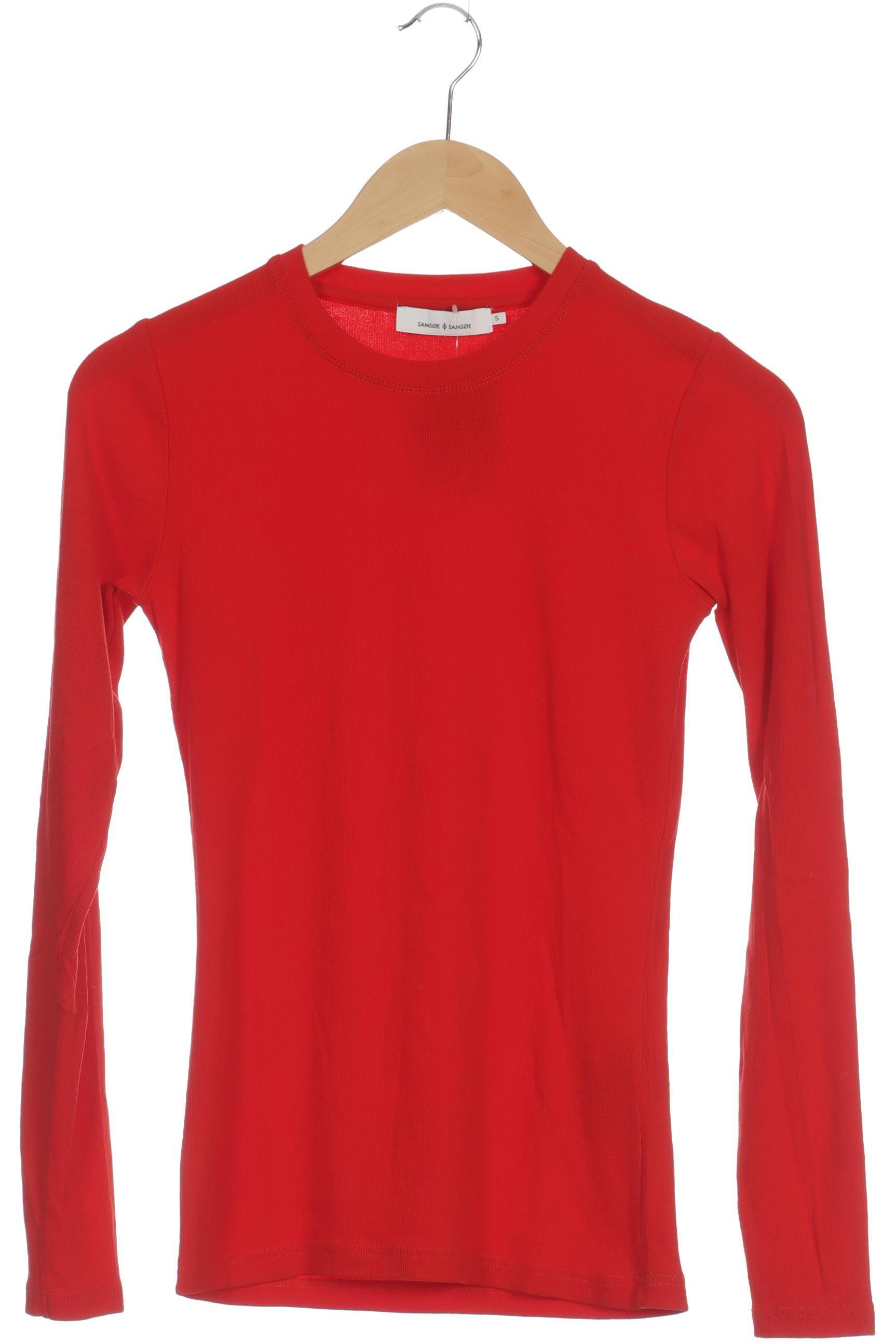 

Samsoe & Samsoe Damen Langarmshirt, rot, Gr.