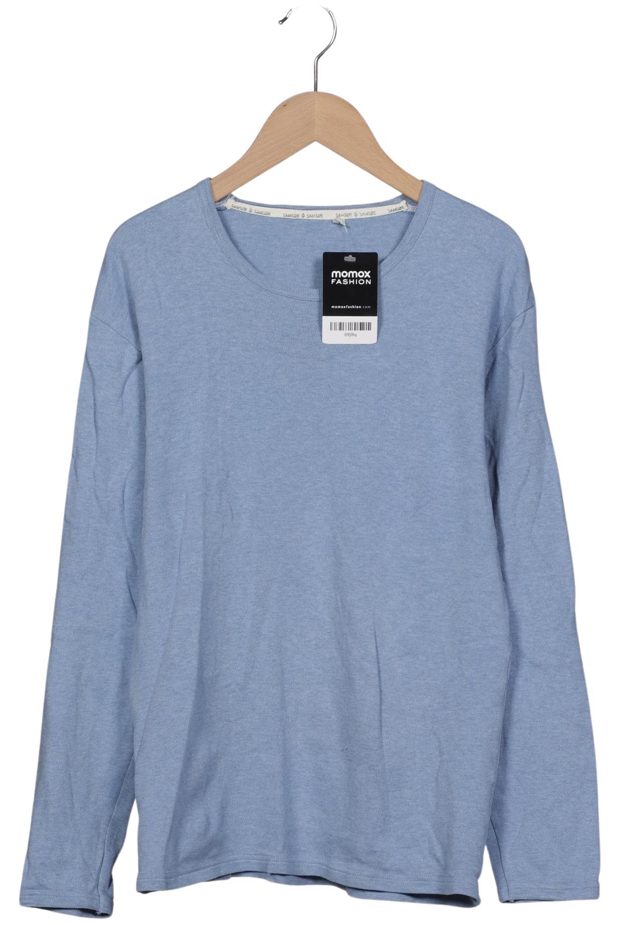 

Samsoe & Samsoe Damen Langarmshirt, hellblau, Gr. 42