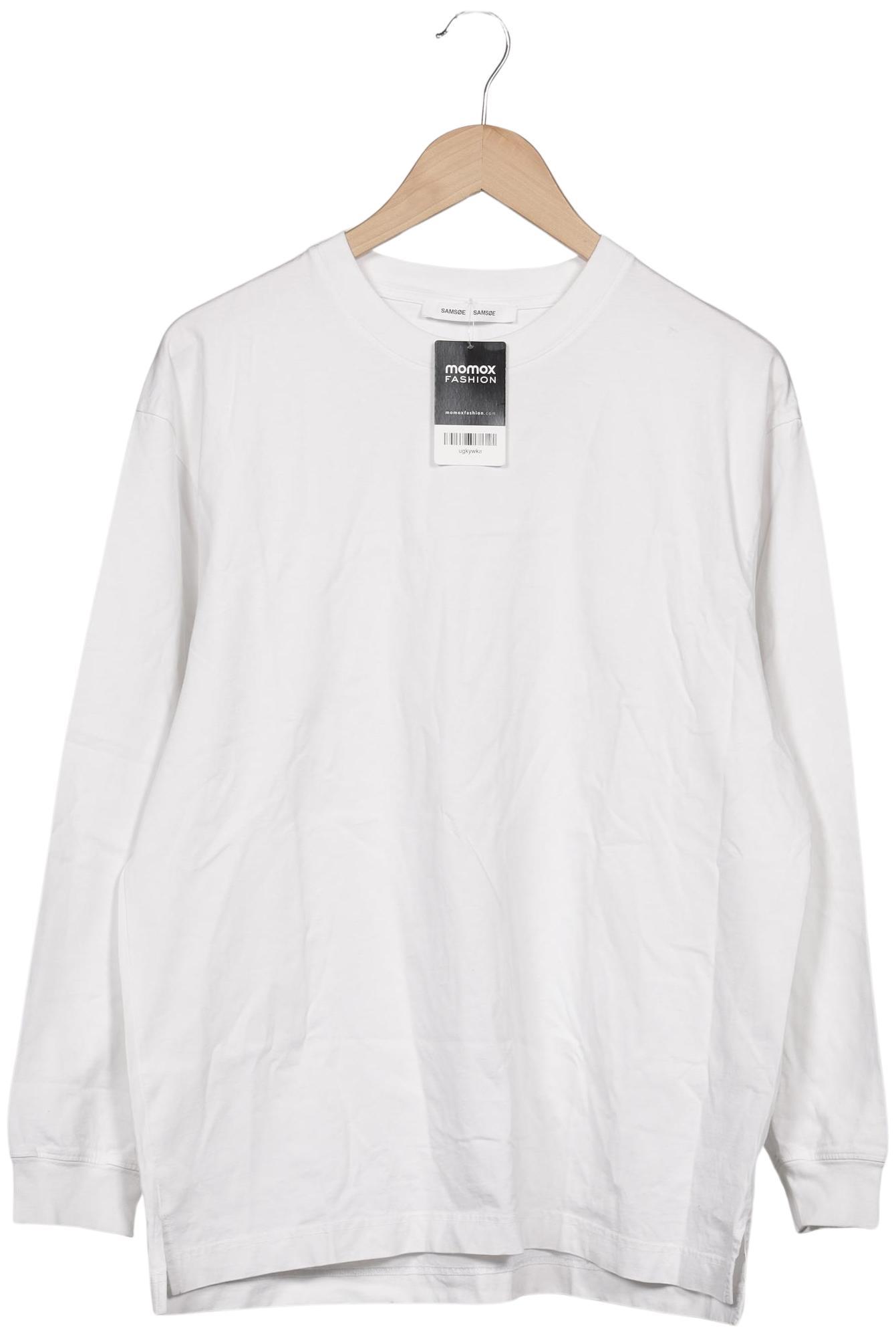 

Samsoe & Samsoe Damen Langarmshirt, weiß, Gr. 38