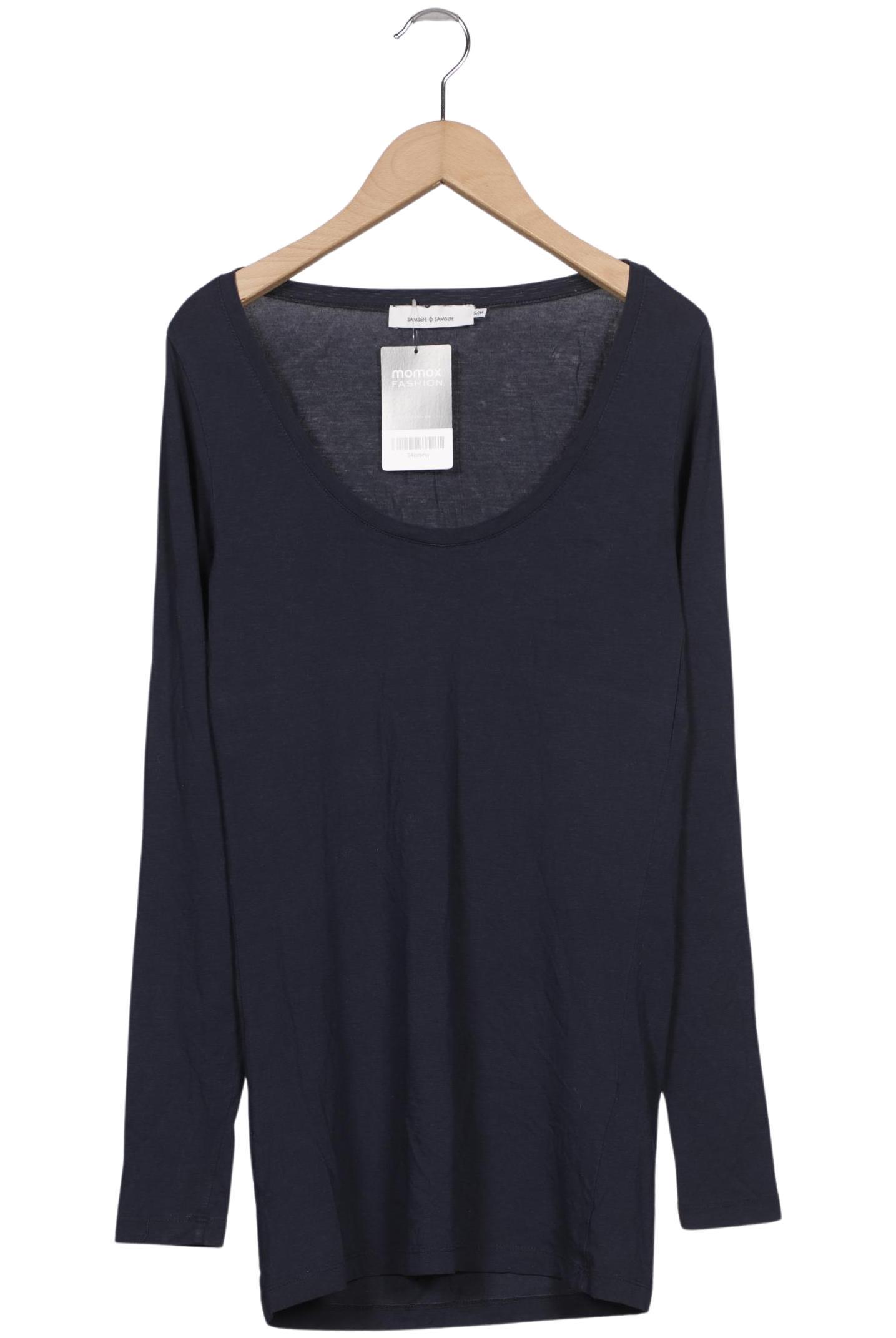 

Samsoe & Samsoe Damen Langarmshirt, marineblau, Gr. 36