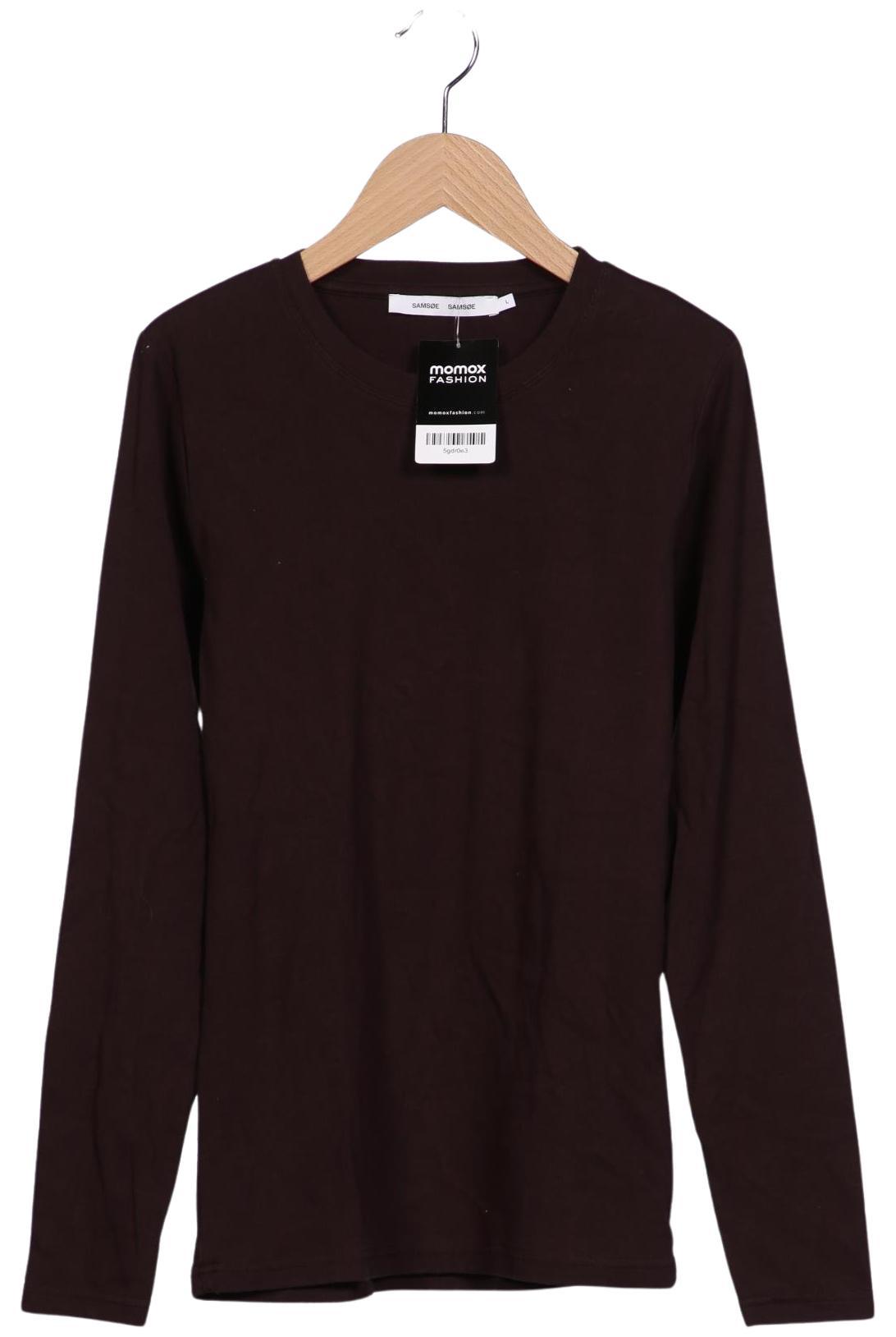 

Samsoe & Samsoe Damen Langarmshirt, braun, Gr. 42