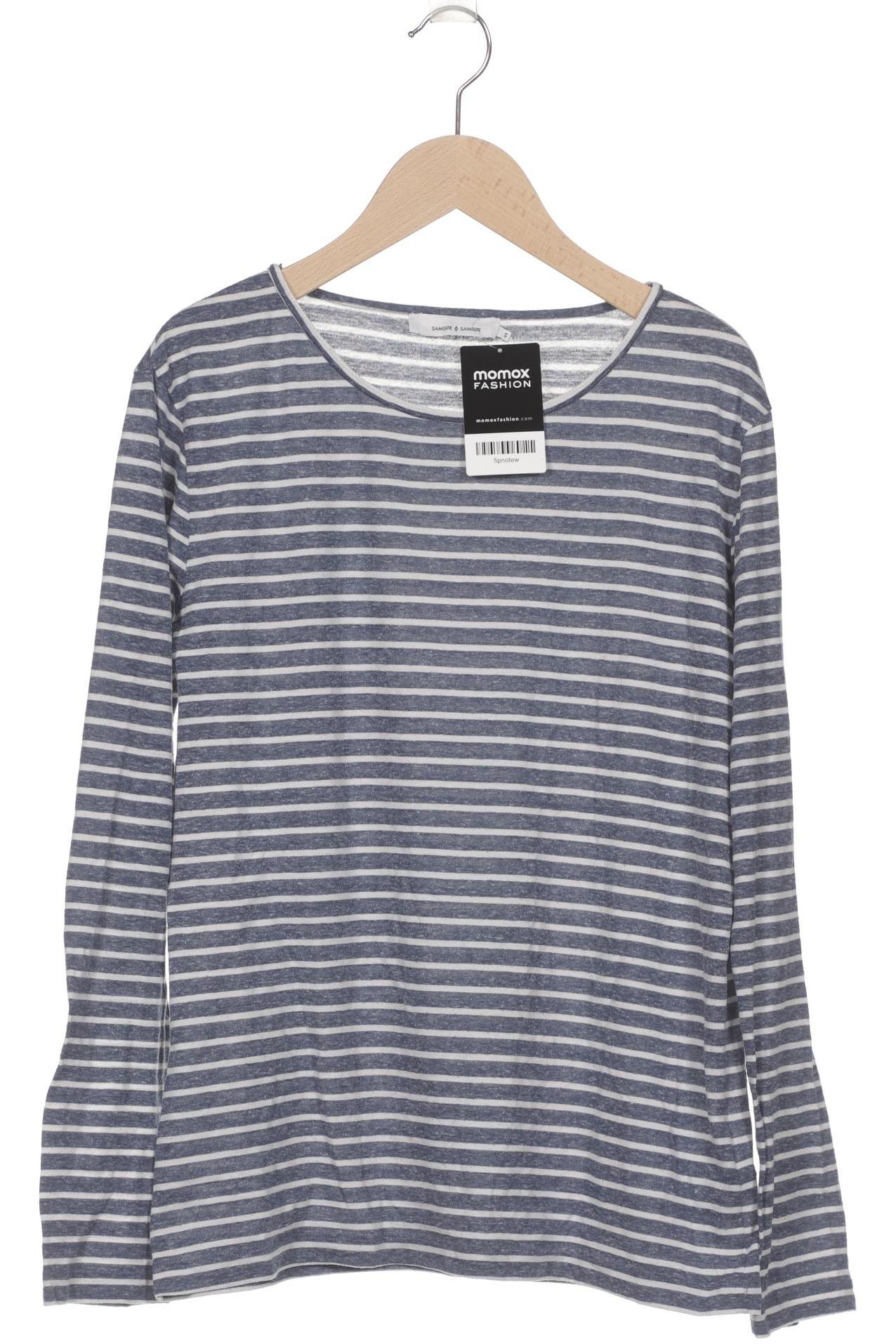 

Samsoe & Samsoe Damen Langarmshirt, blau, Gr. 36